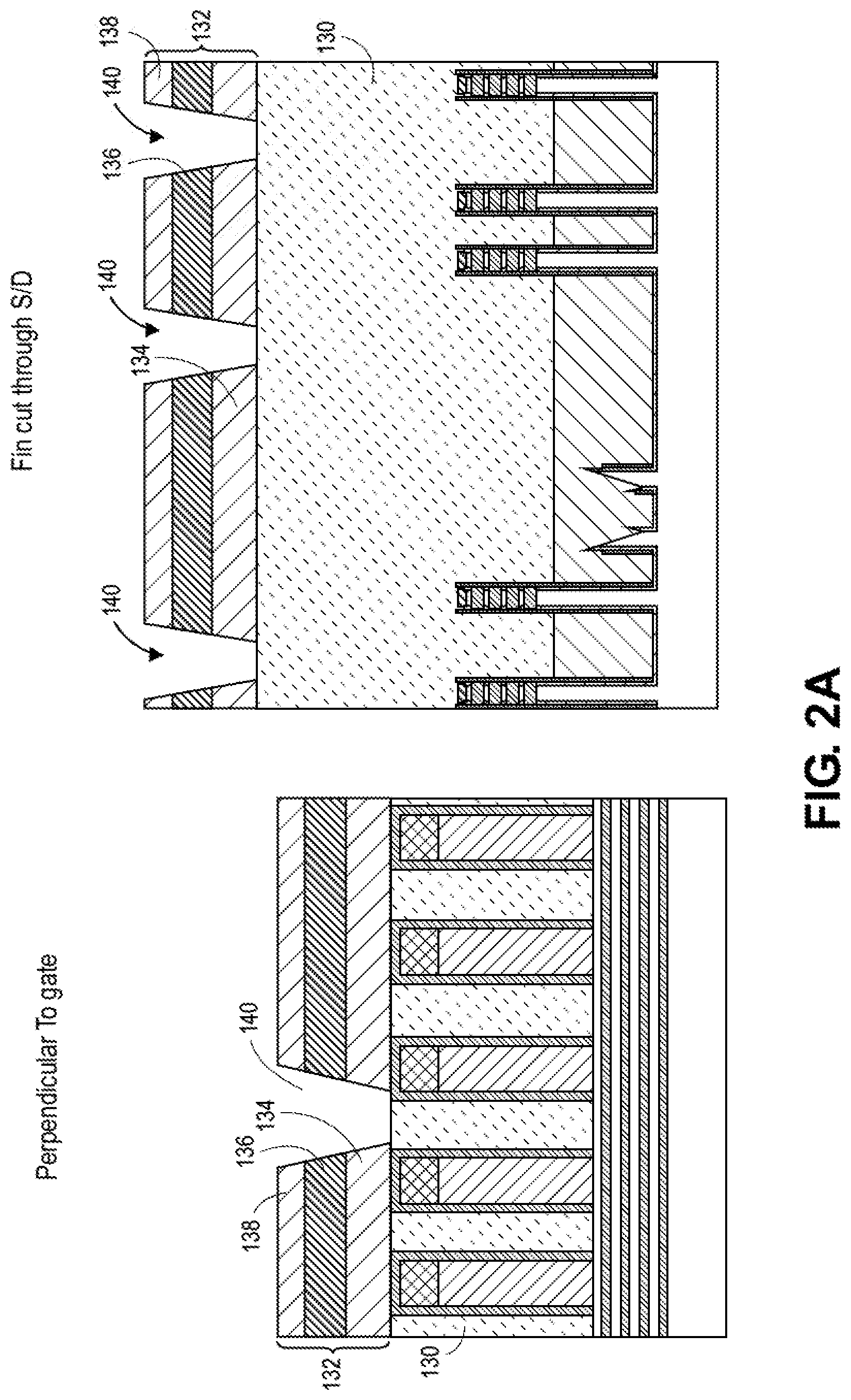 Patent US12317585 Figure 3 – Adjacent gate-all-around integrated circuit structures having non-merged epitaxial source or drain regions