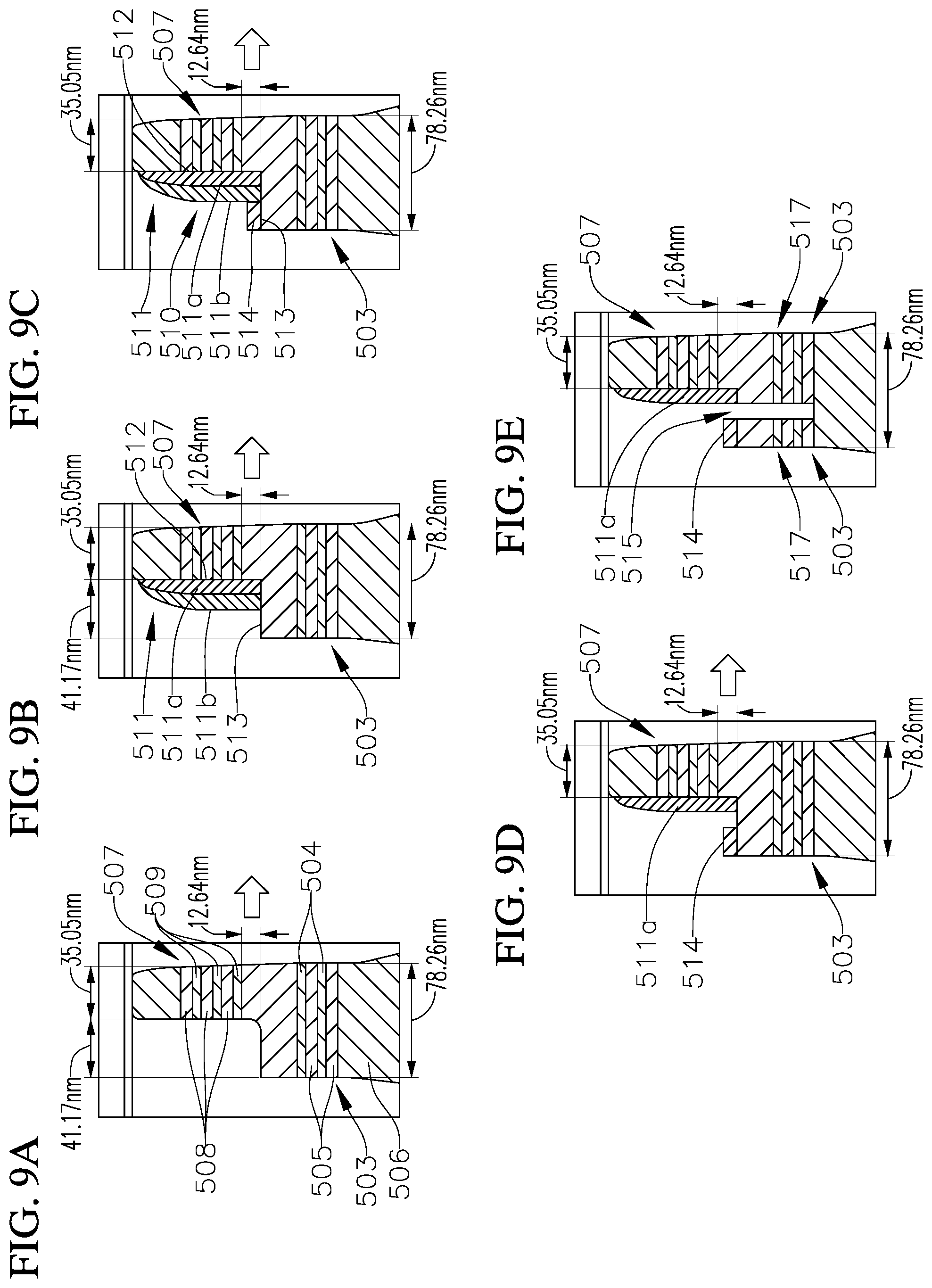Patent US12317588 Figure 10 – Step-stacked nanowire CMOS structure for low power logic device and method of manufacturing the same