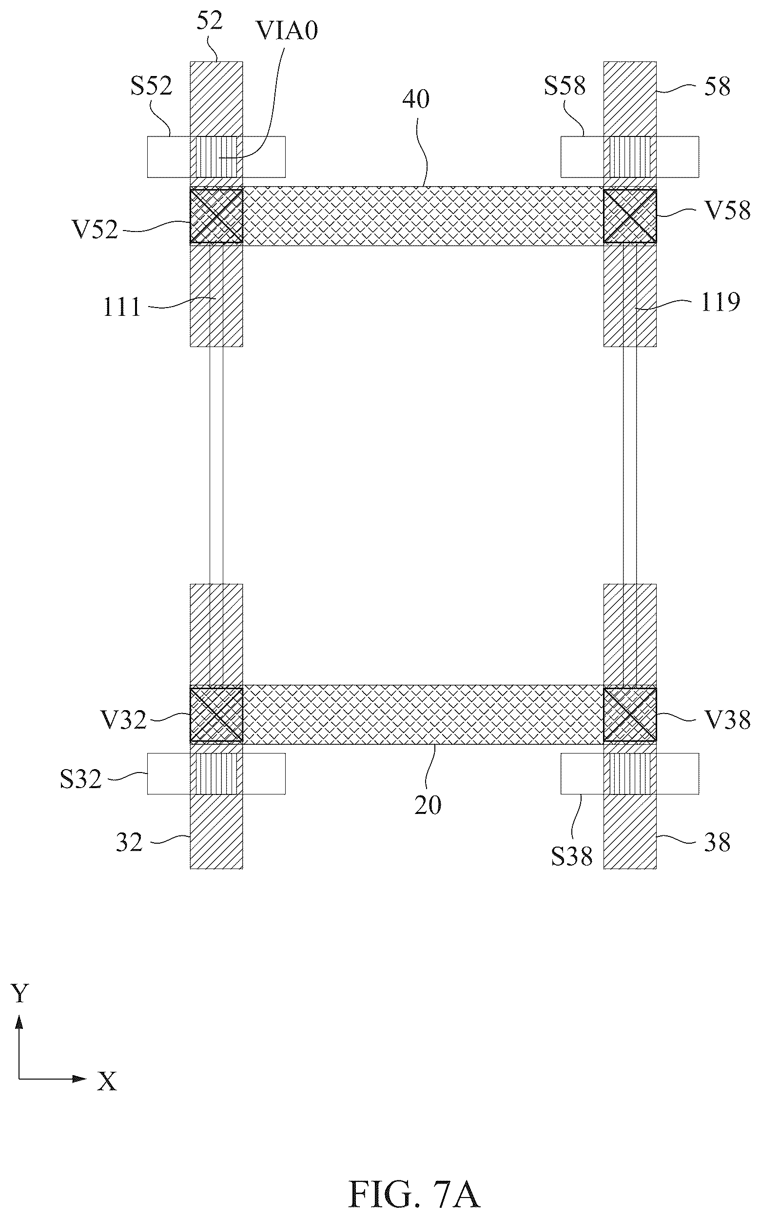 Patent US12317589 Figure 12 – Power rail and signal conducting line arrangement
