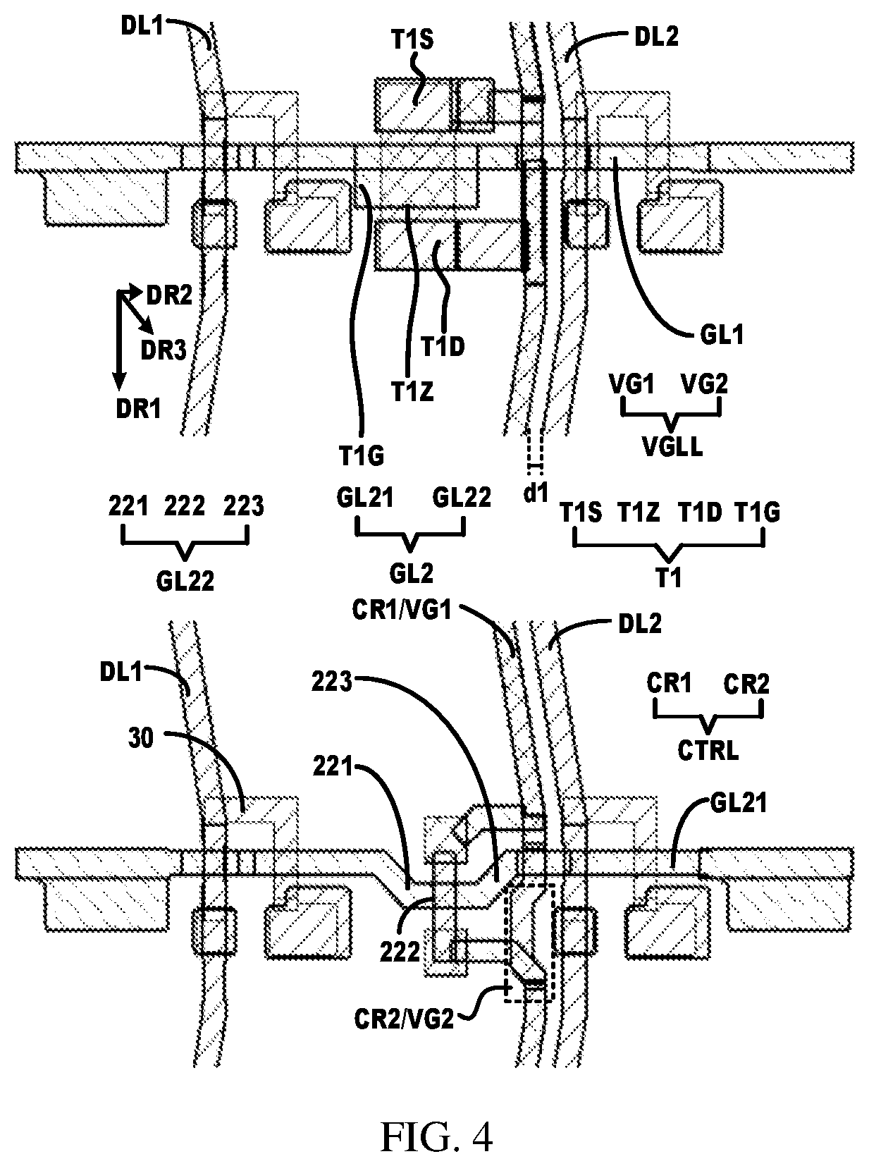 Patent US12317592 Figure 3 – Display panel and display device