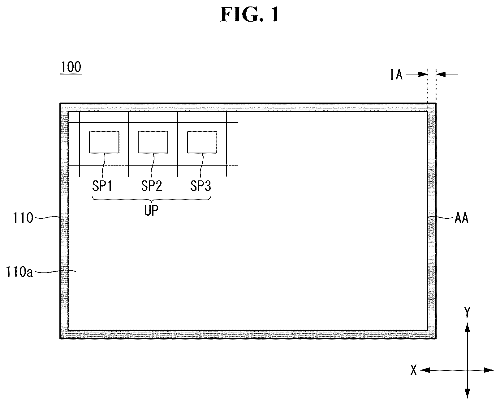 Patent US12317595 Figure 1 – Light emitting display device