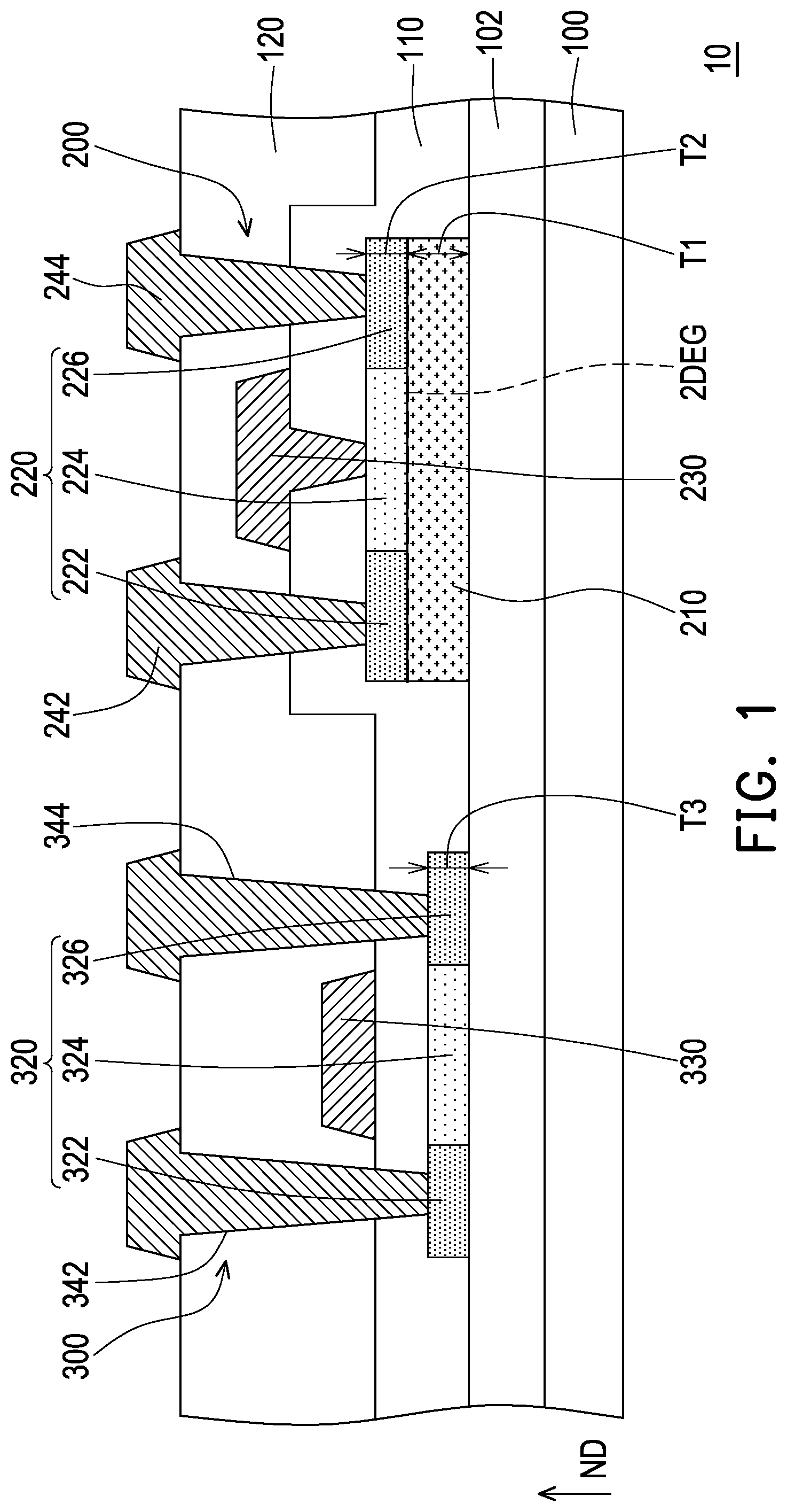 Patent US12317596 Figure 1 – Semiconductor device and manufacturing method thereof