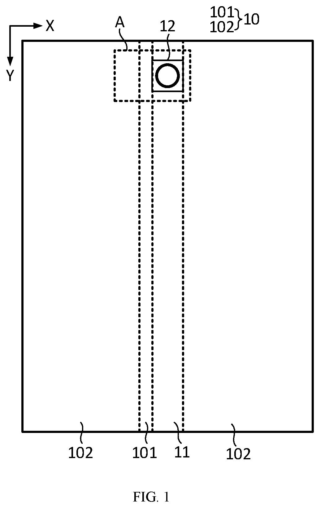Patent US12317597 Figure 1 – Display panel and display device