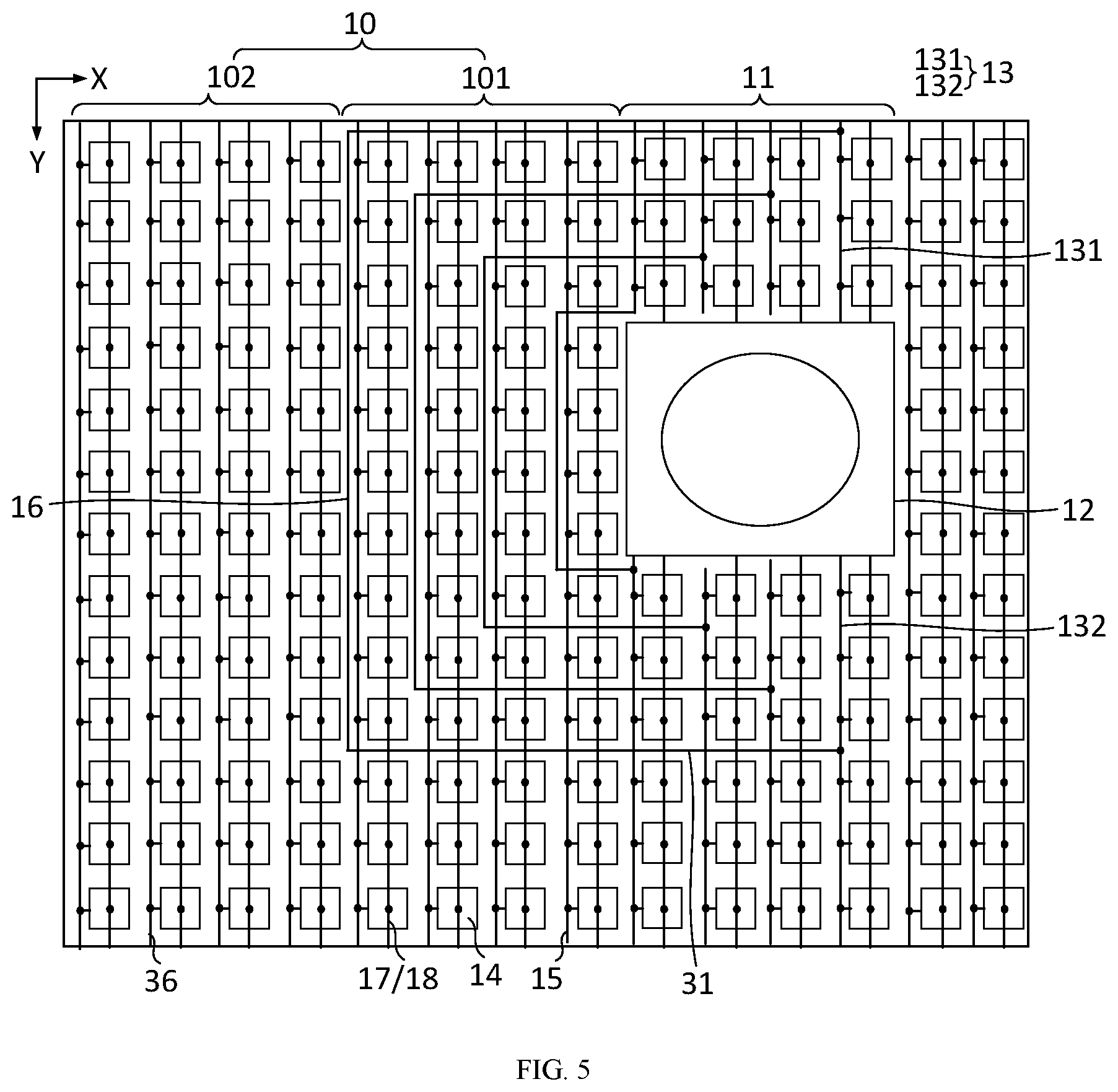Patent US12317597 Figure 5 – Display panel and display device