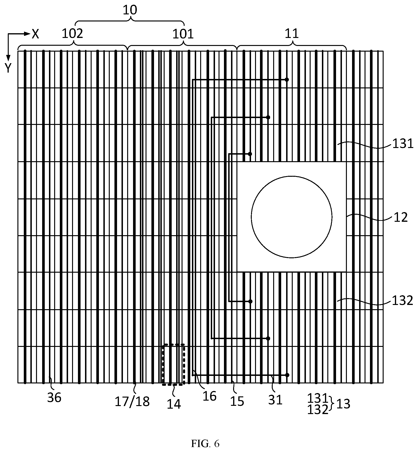 Patent US12317597 Figure 6 – Display panel and display device
