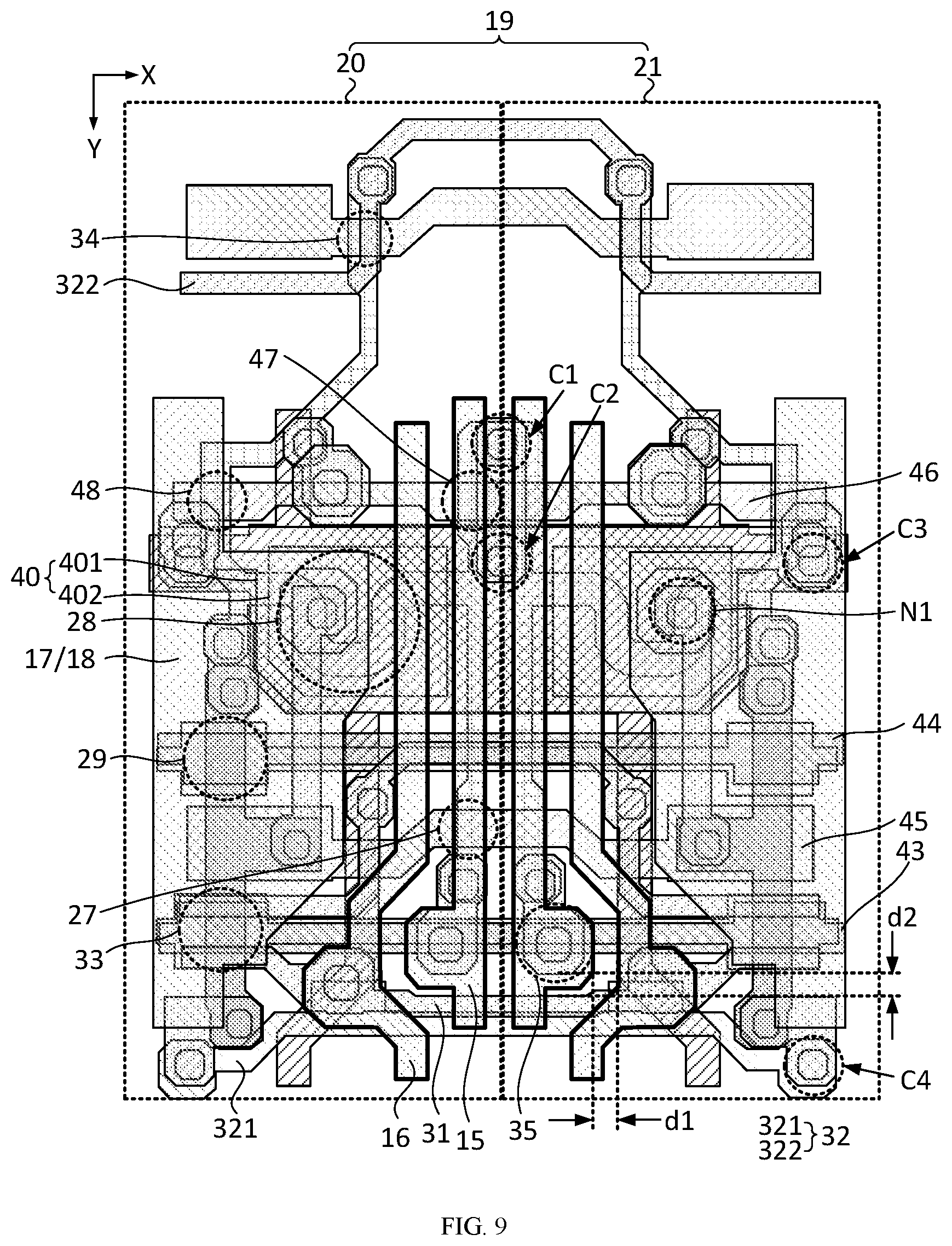 Patent US12317597 Figure 9 – Display panel and display device