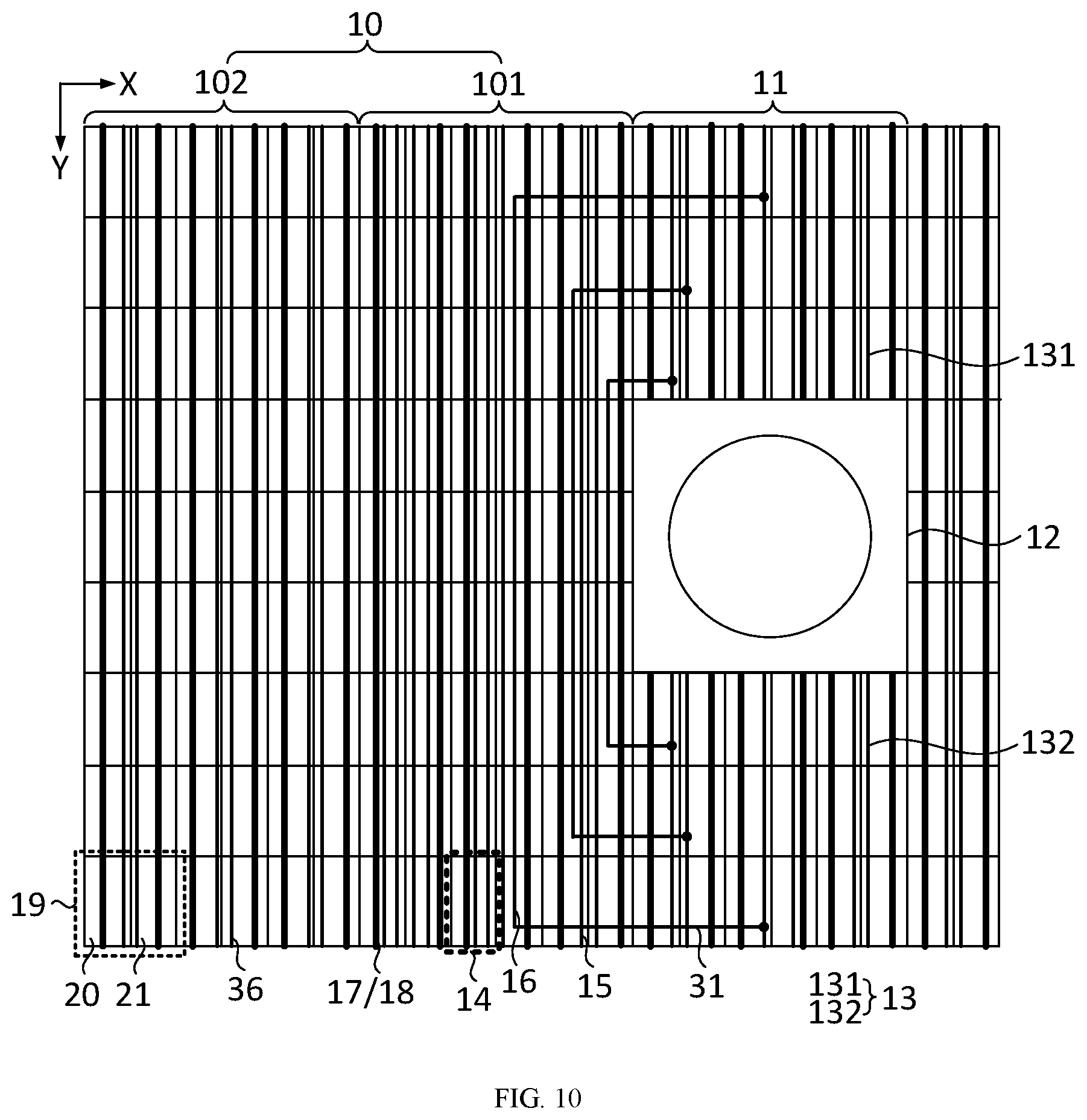 Patent US12317597 Figure 10 – Display panel and display device