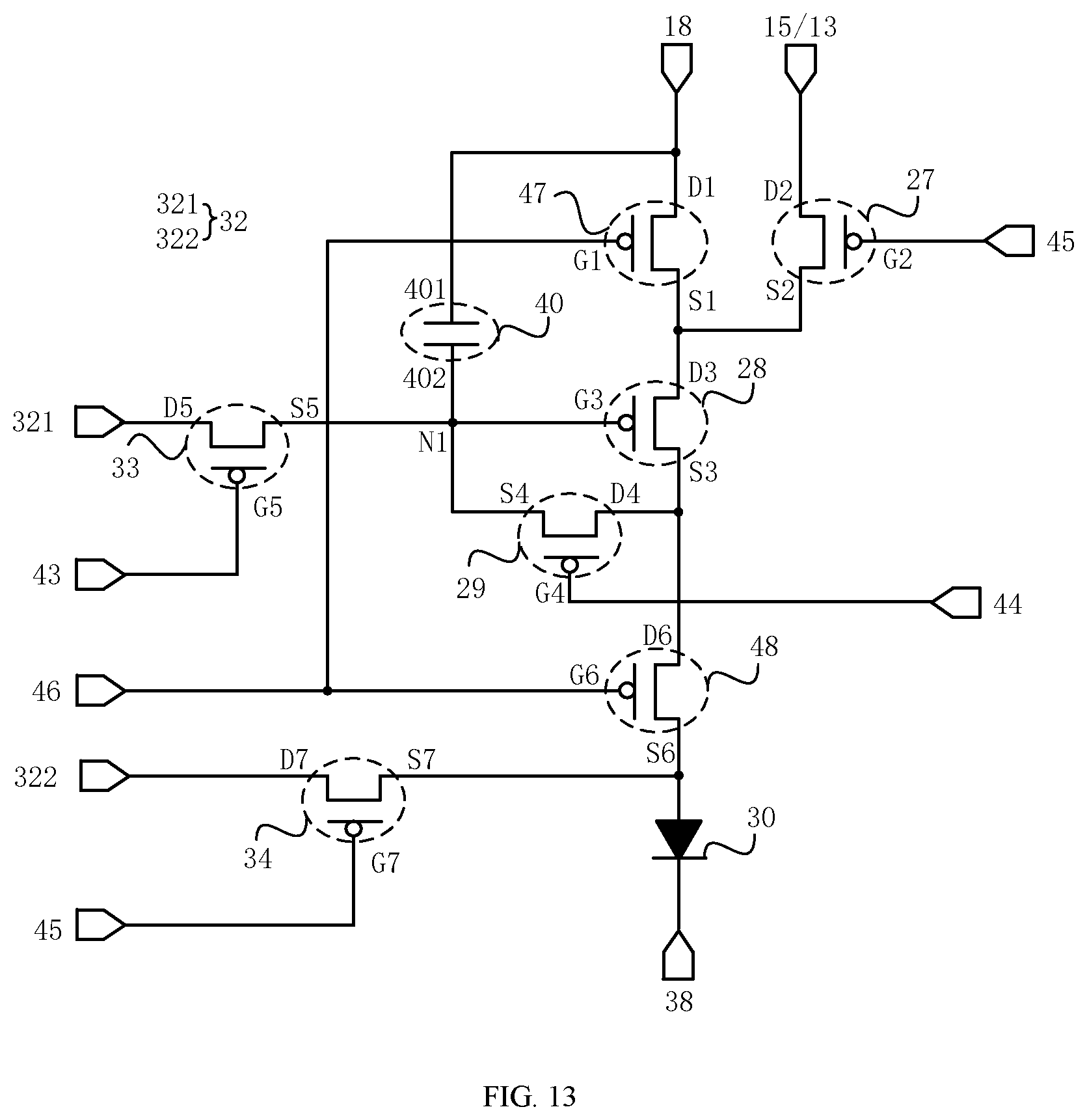 Patent US12317597 Figure 12 – Display panel and display device