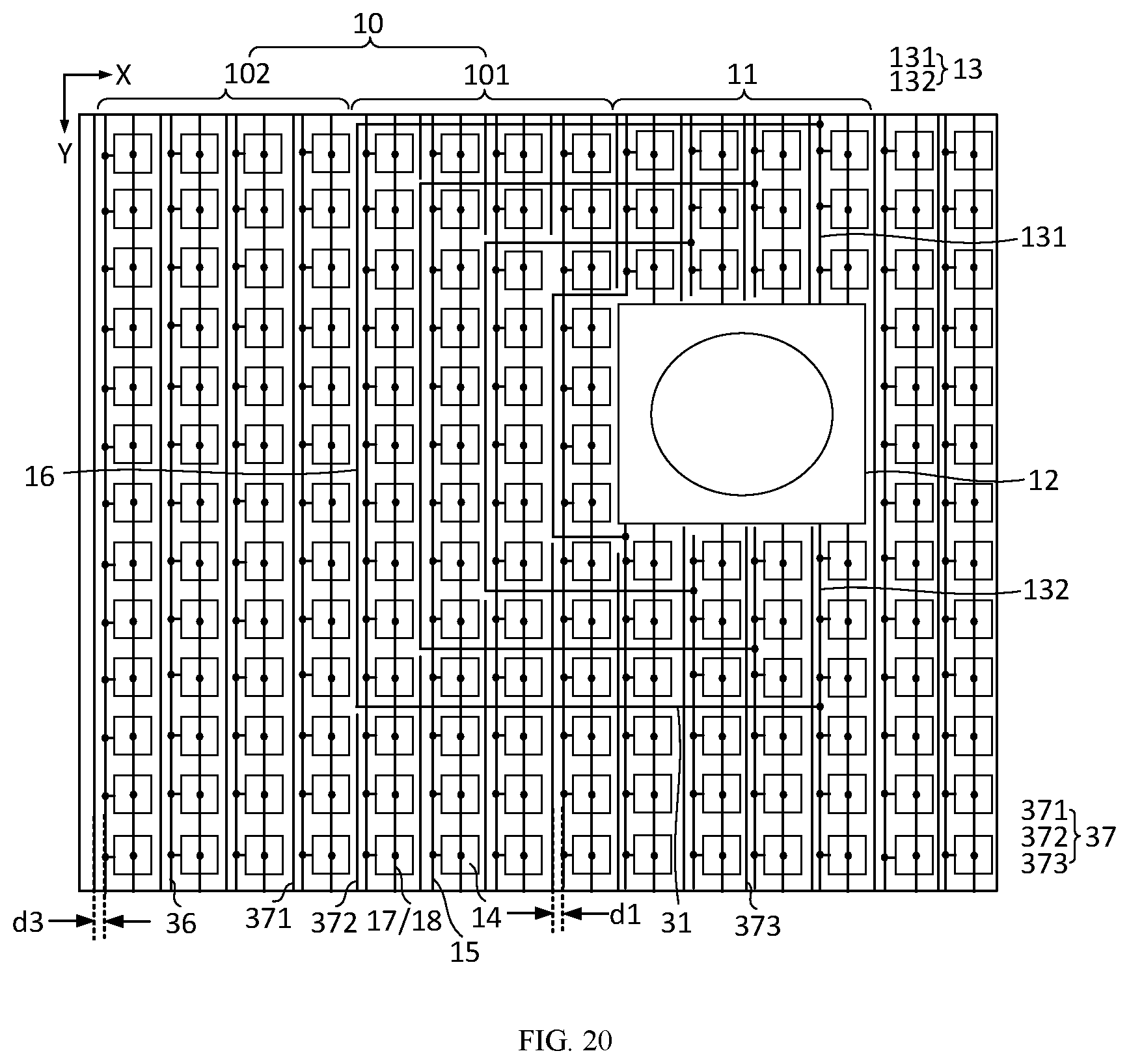 Patent US12317597 Figure 17 – Display panel and display device