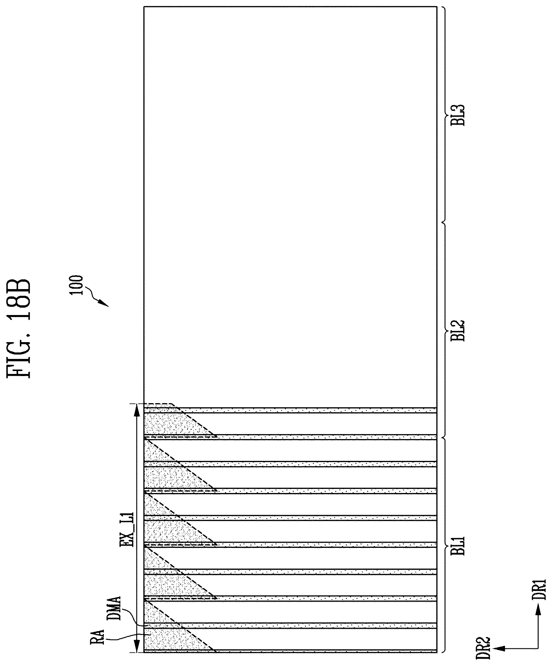Patent US12317598 Figure 19 – Display device with single side driving structure