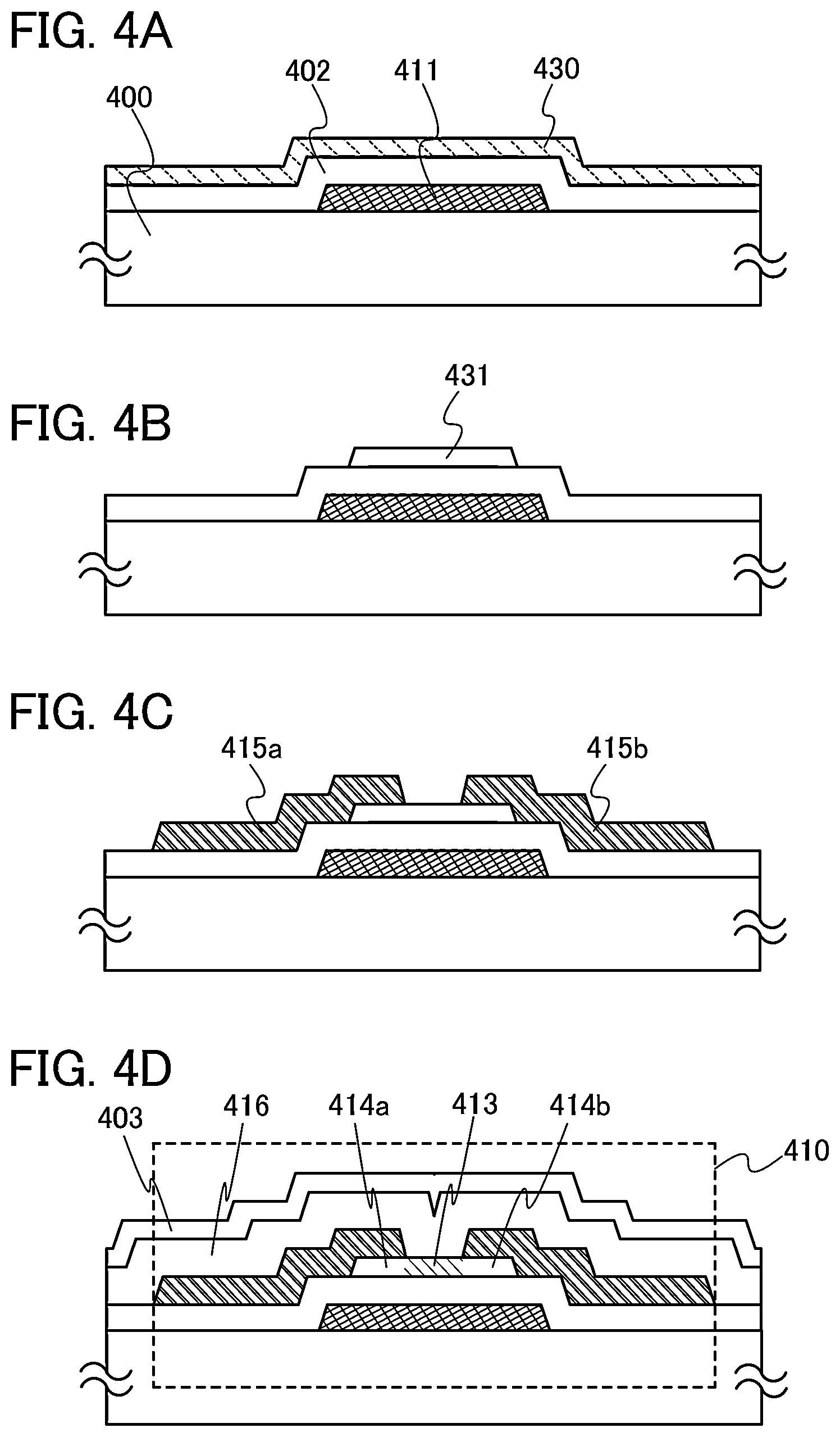 Patent US12317599 Figure 4 – Liquid crystal display device and electronic device
