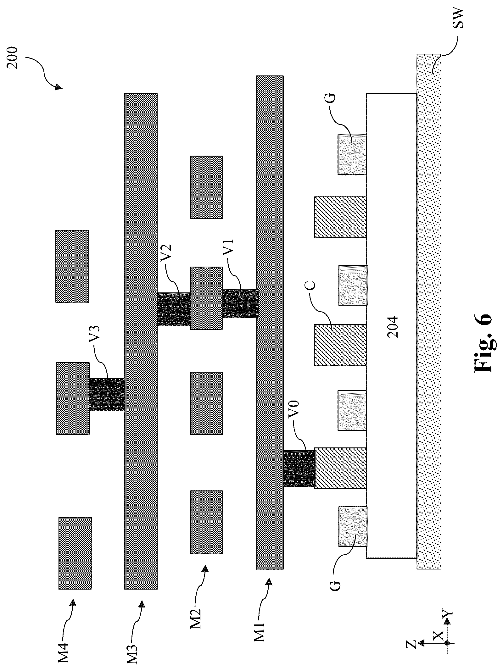 Patent US12317601 Figure 7 – Dual-port SRAM structure