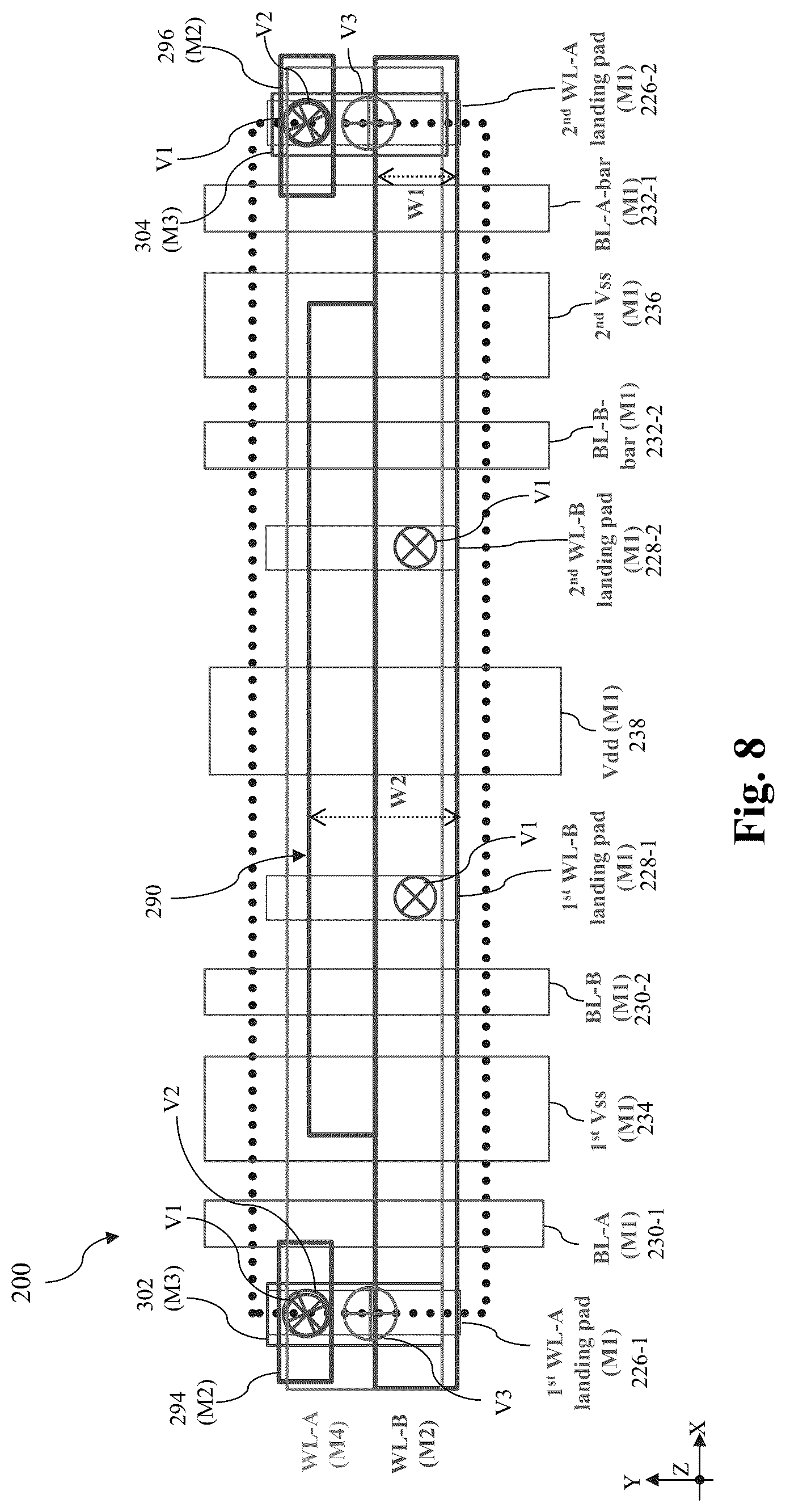 Patent US12317601 Figure 9 – Dual-port SRAM structure