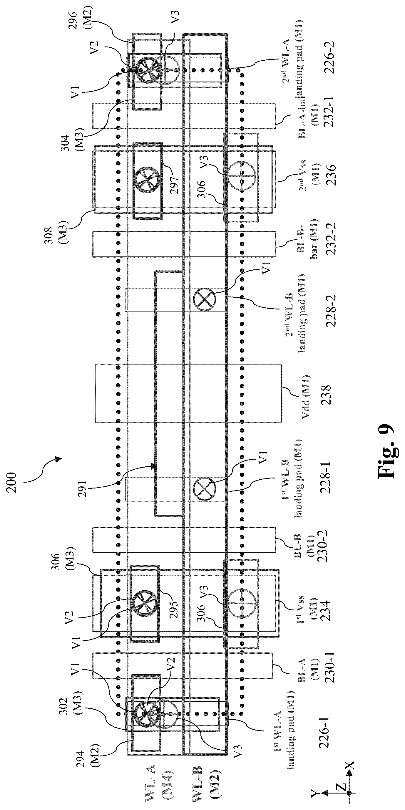 Patent US12317601 Figure 10 – Dual-port SRAM structure