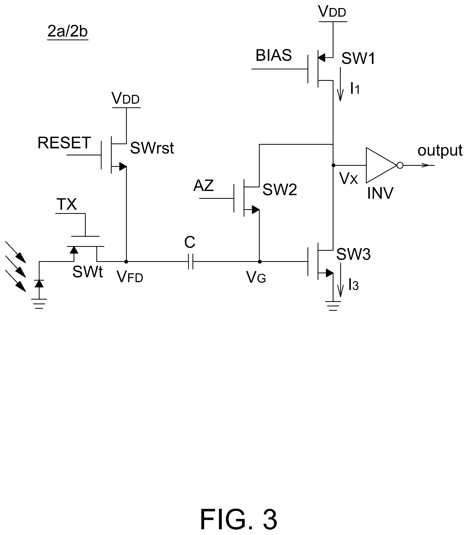Patent US12317604 Figure 3 – Analog operation circuit for processing pixel data in analog phase