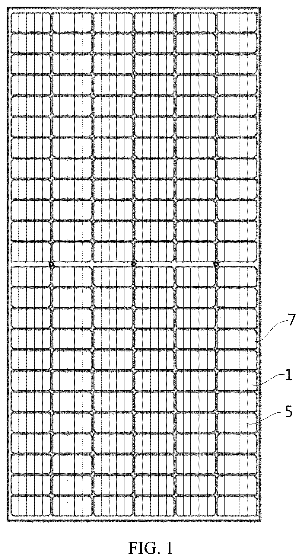 Patent US12317606 Figure 1 – Photovoltaic module