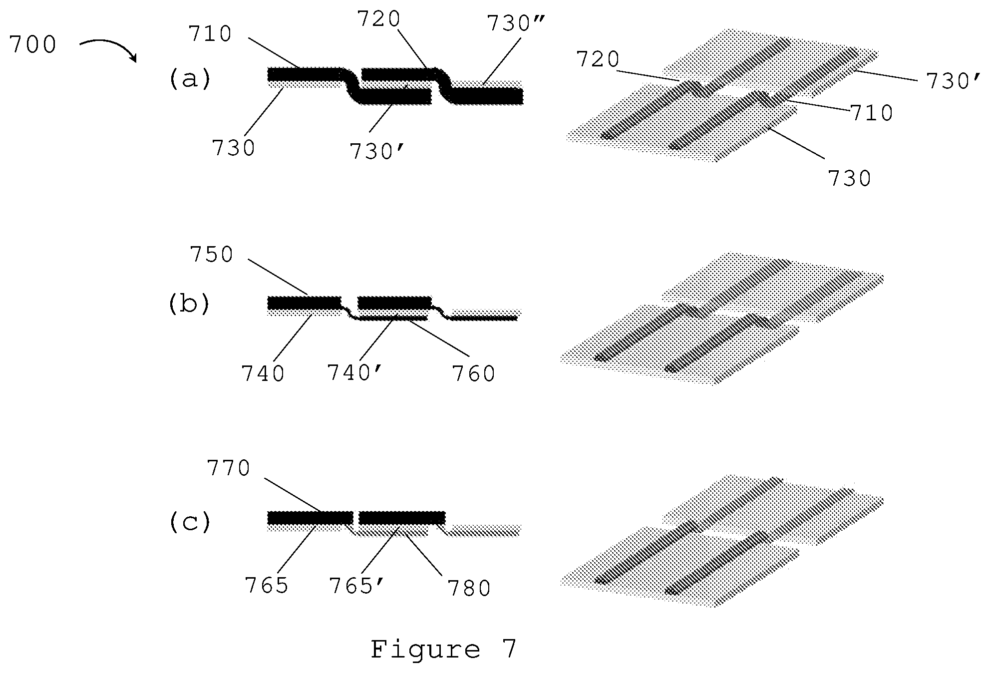 Patent US12317609 Figure 7 – Method of forming a device structure