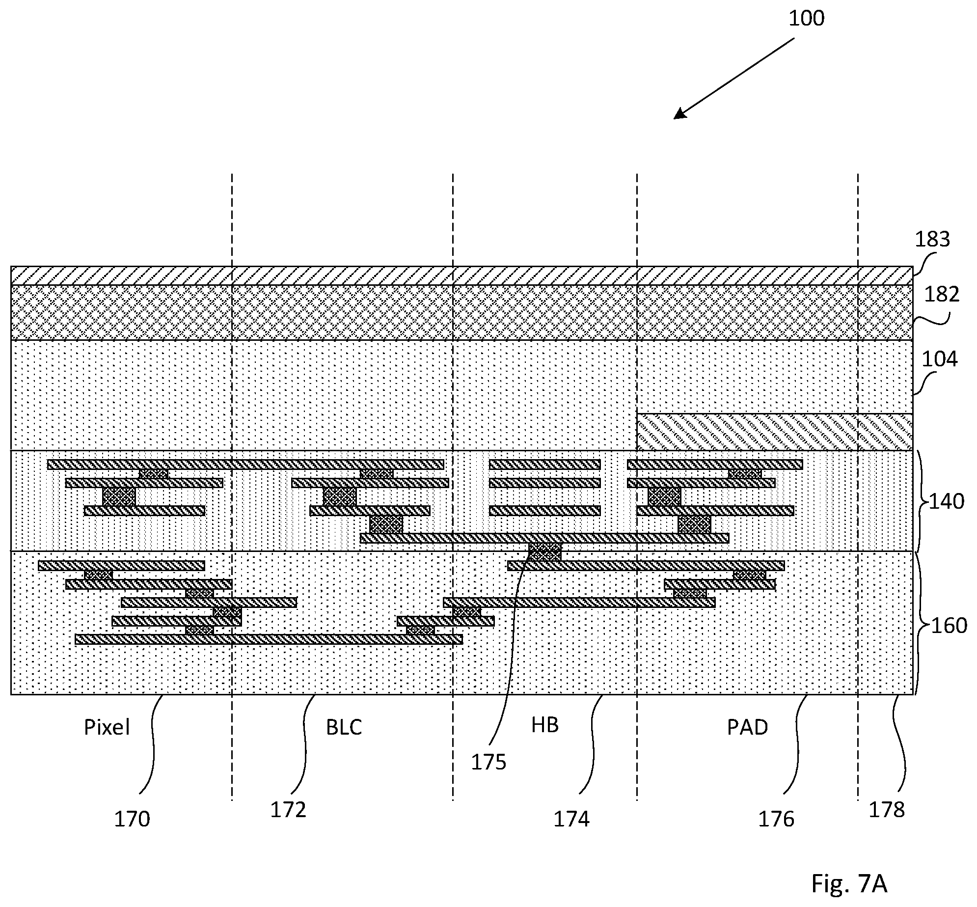 Patent US12317613 Figure 8 – Self aligned grids in BSI image sensor