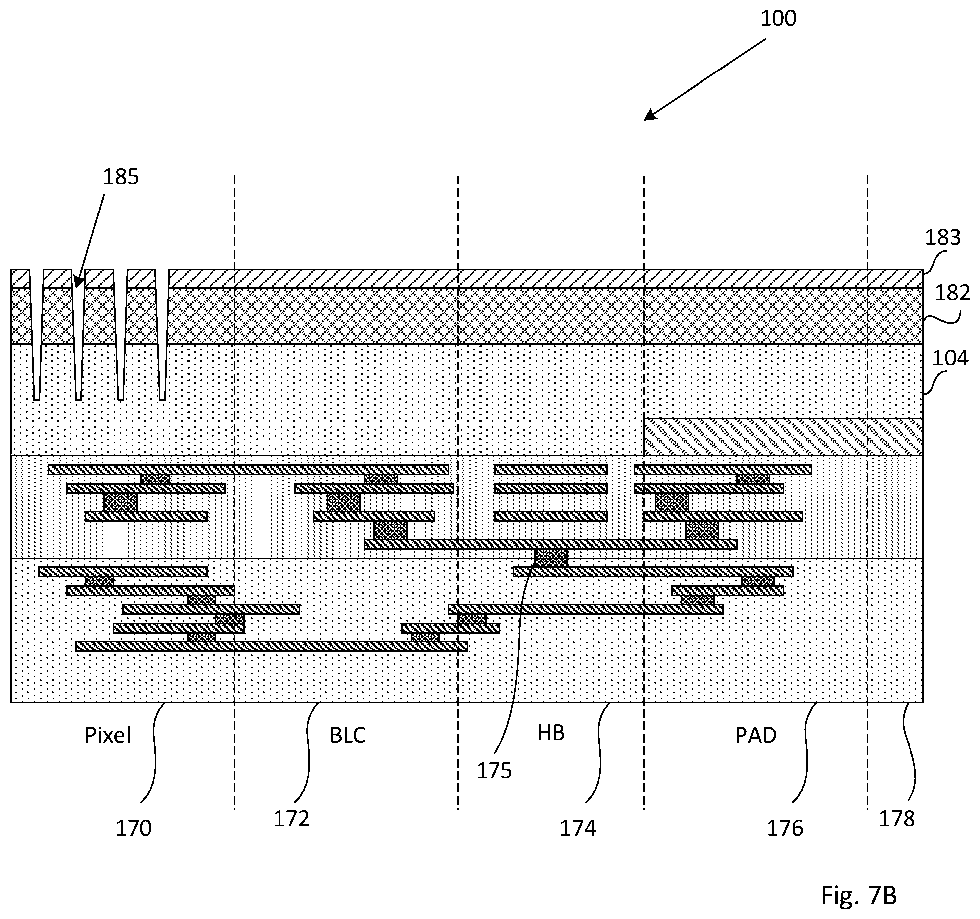 Patent US12317613 Figure 9 – Self aligned grids in BSI image sensor