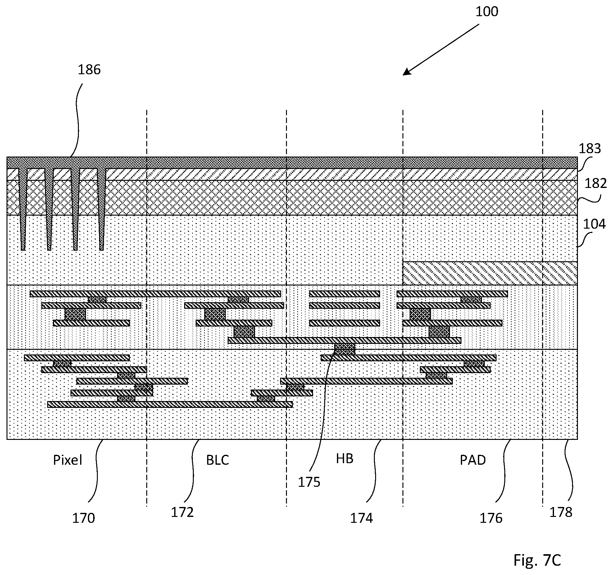 Patent US12317613 Figure 10 – Self aligned grids in BSI image sensor