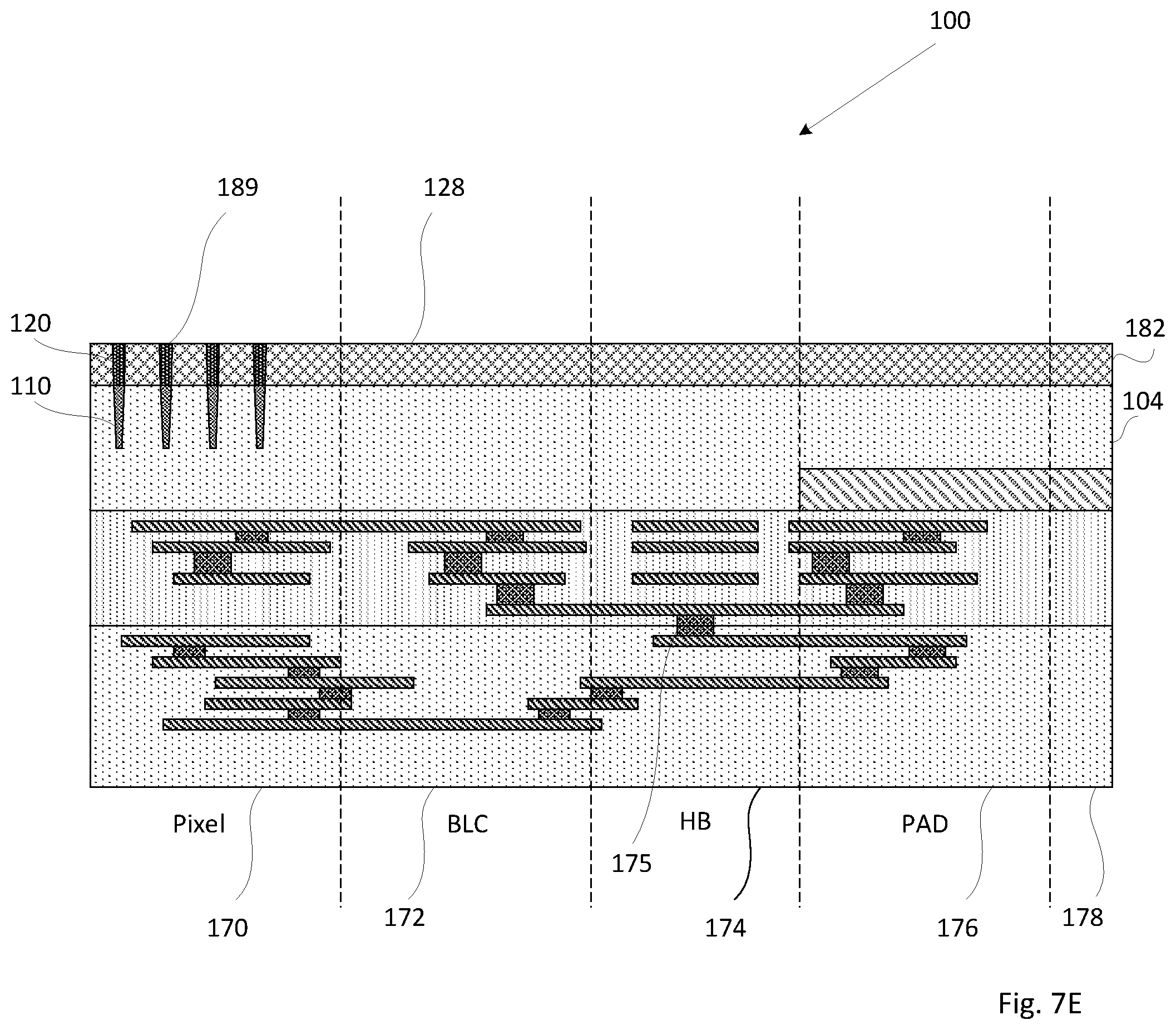Patent US12317613 Figure 12 – Self aligned grids in BSI image sensor