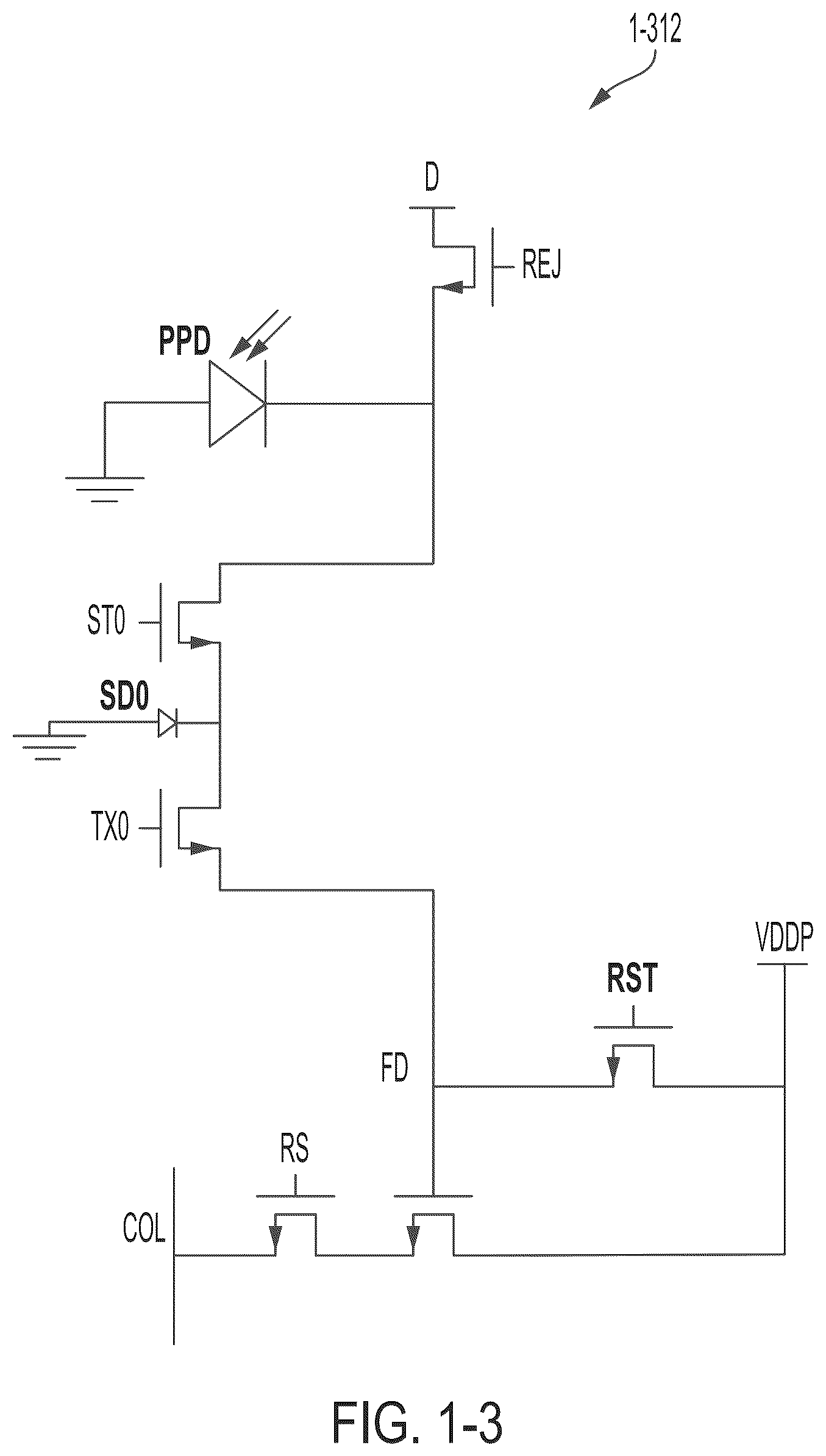 Patent US12317615 Figure 3 – Integrated circuit having mirrored pixel configuration