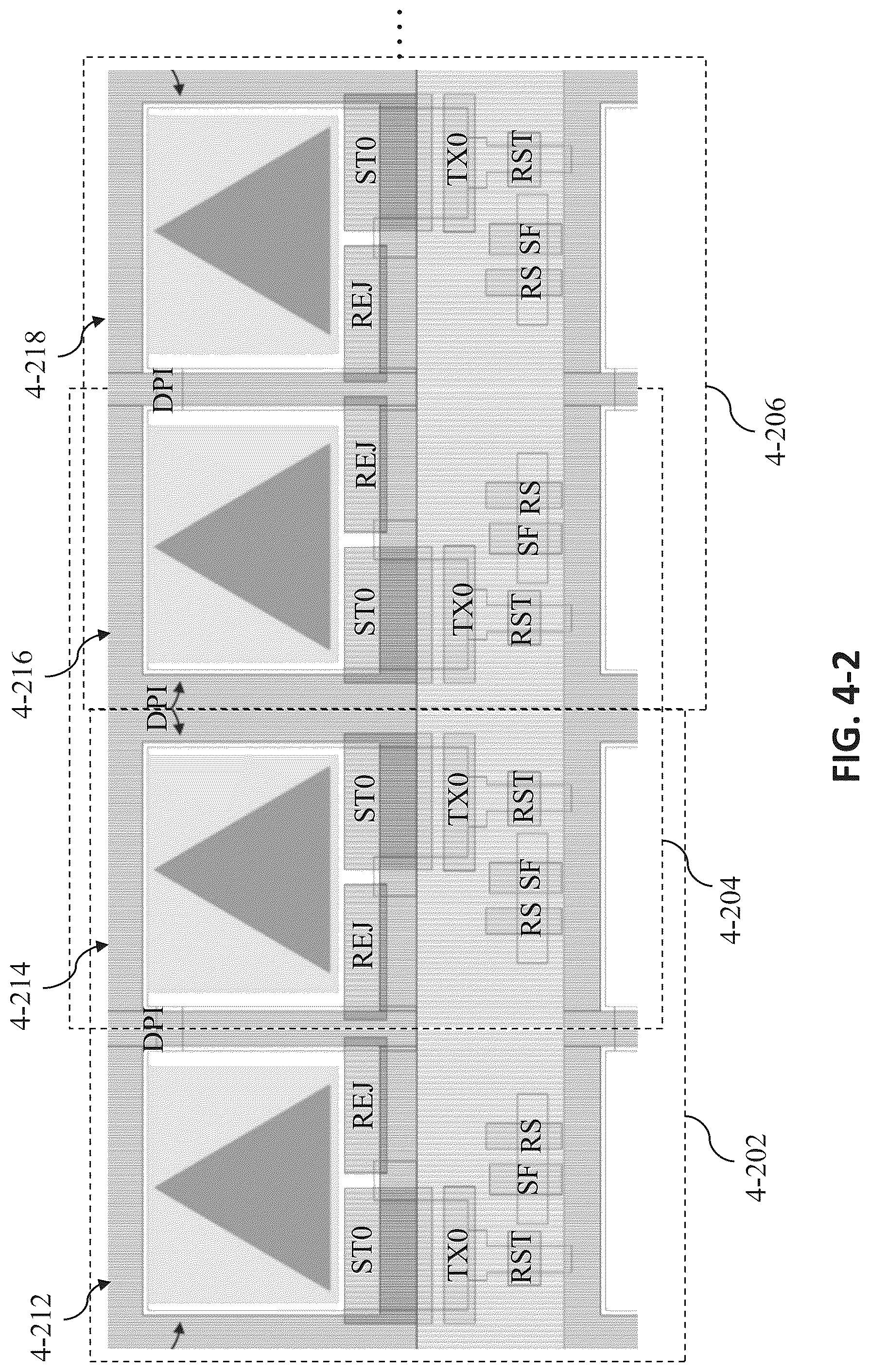 Patent US12317615 Figure 12 – Integrated circuit having mirrored pixel configuration