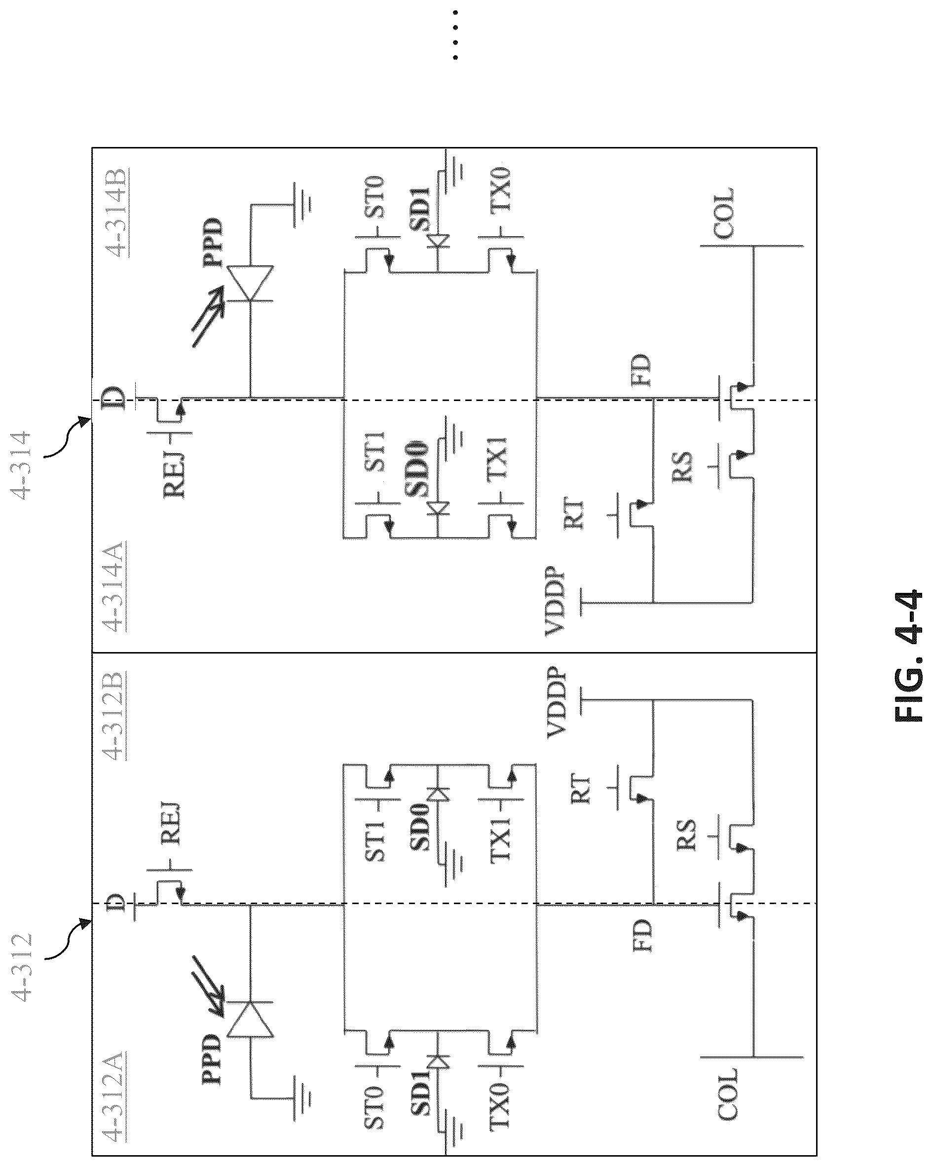 Patent US12317615 Figure 14 – Integrated circuit having mirrored pixel configuration