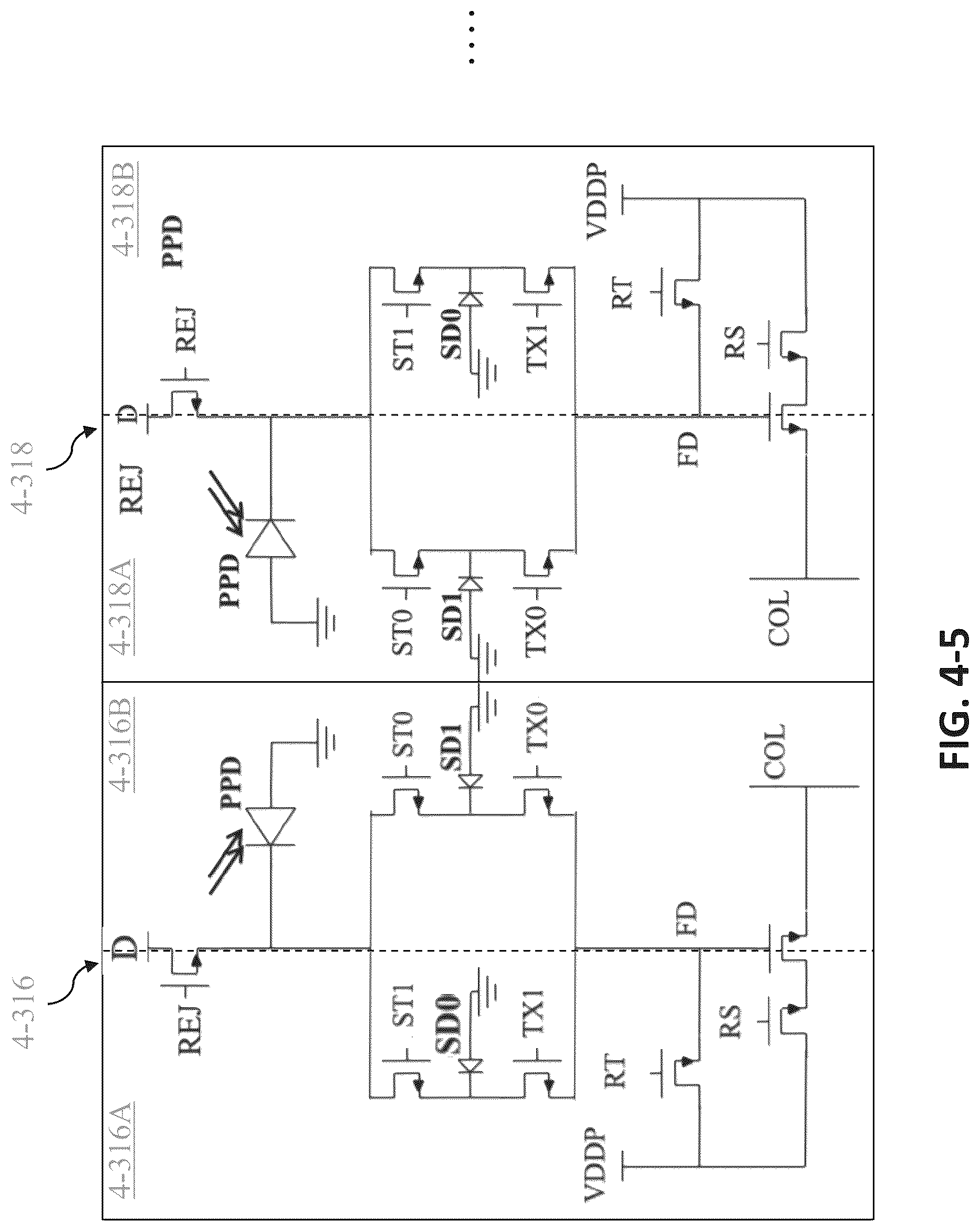 Patent US12317615 Figure 15 – Integrated circuit having mirrored pixel configuration