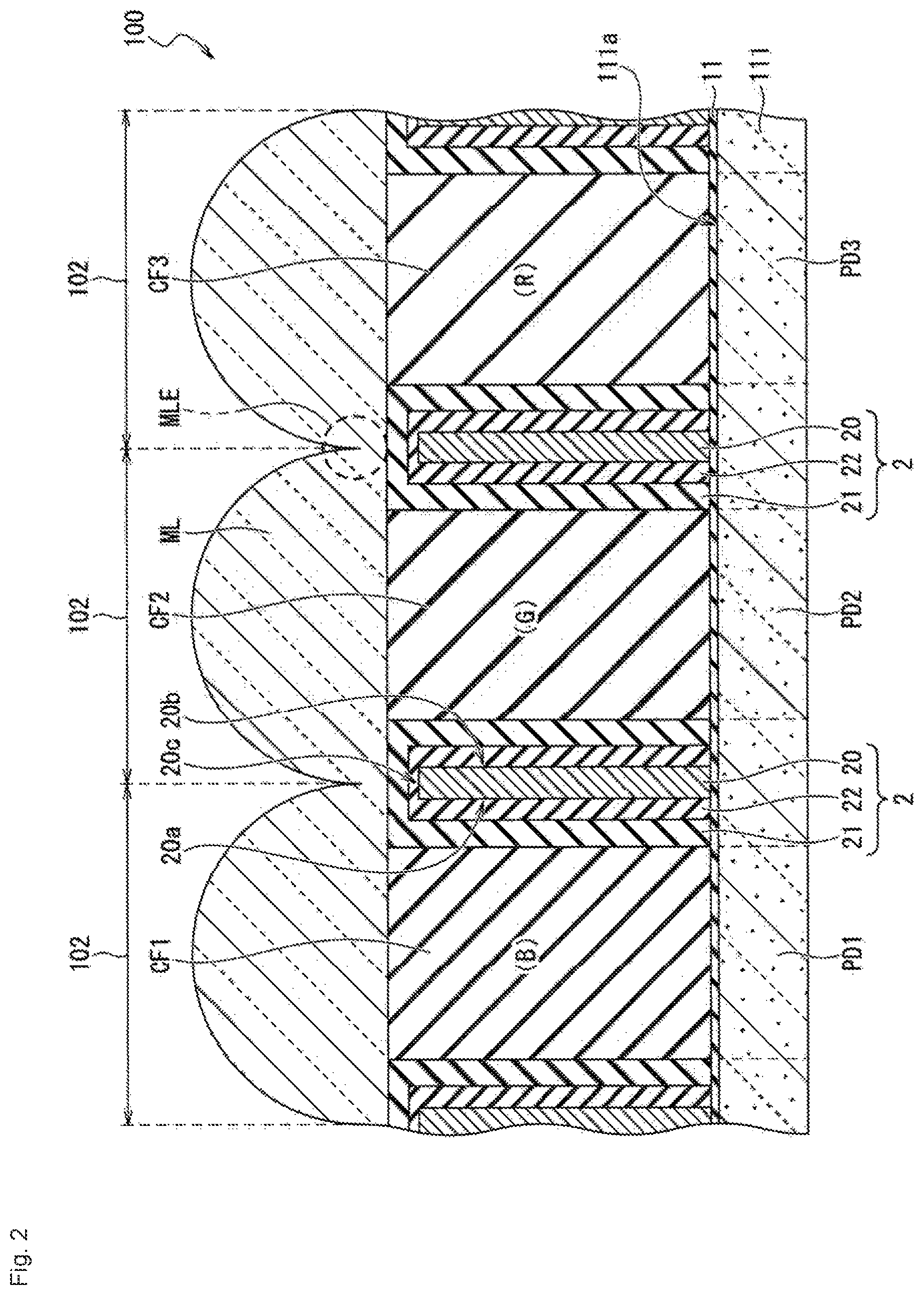 Patent US12317621 Figure 2 – Imaging device and electronic device