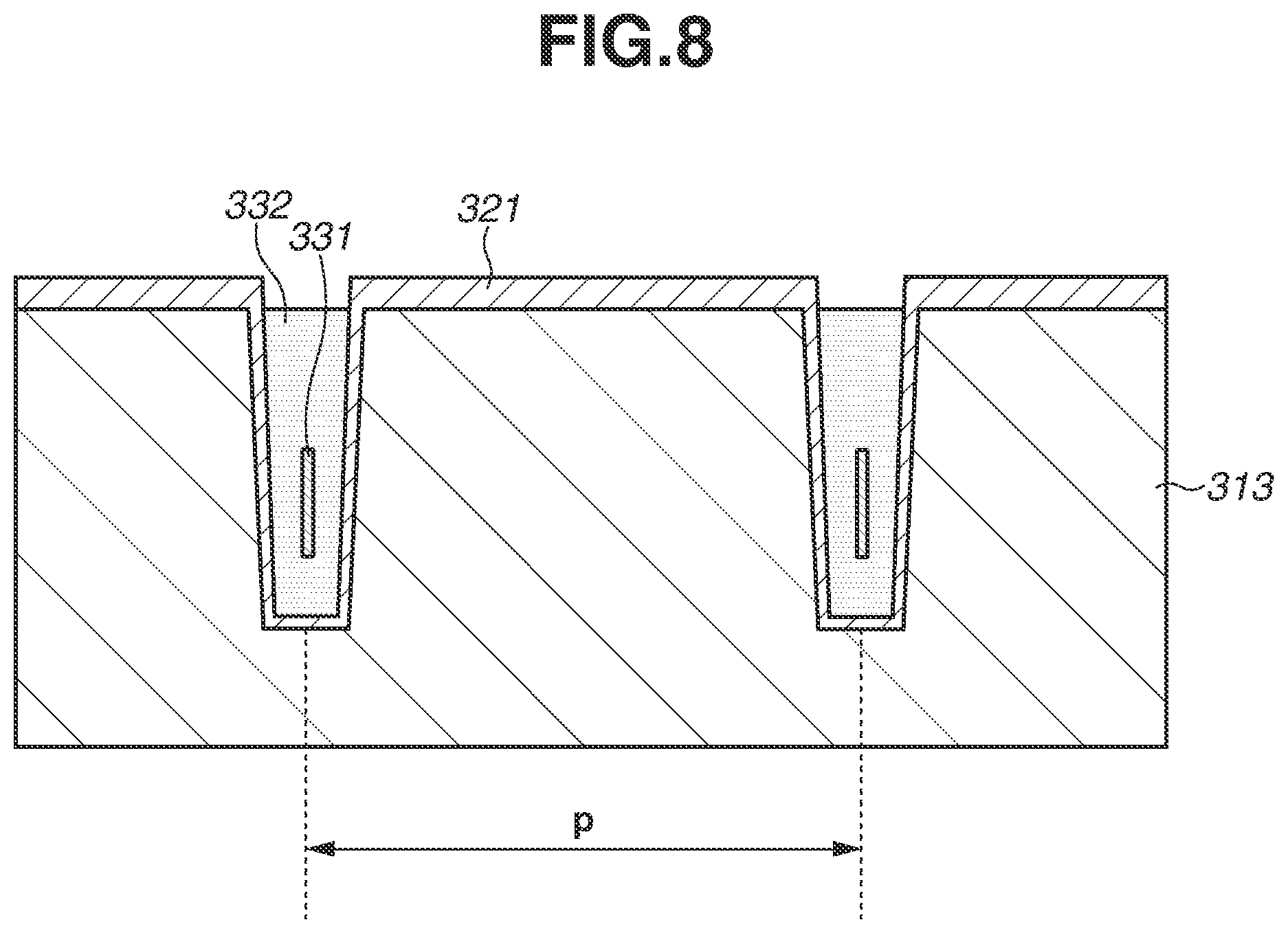 Patent US12317624 Figure 8 – Photoelectric conversion apparatus having avalanche diodes, system and movable body