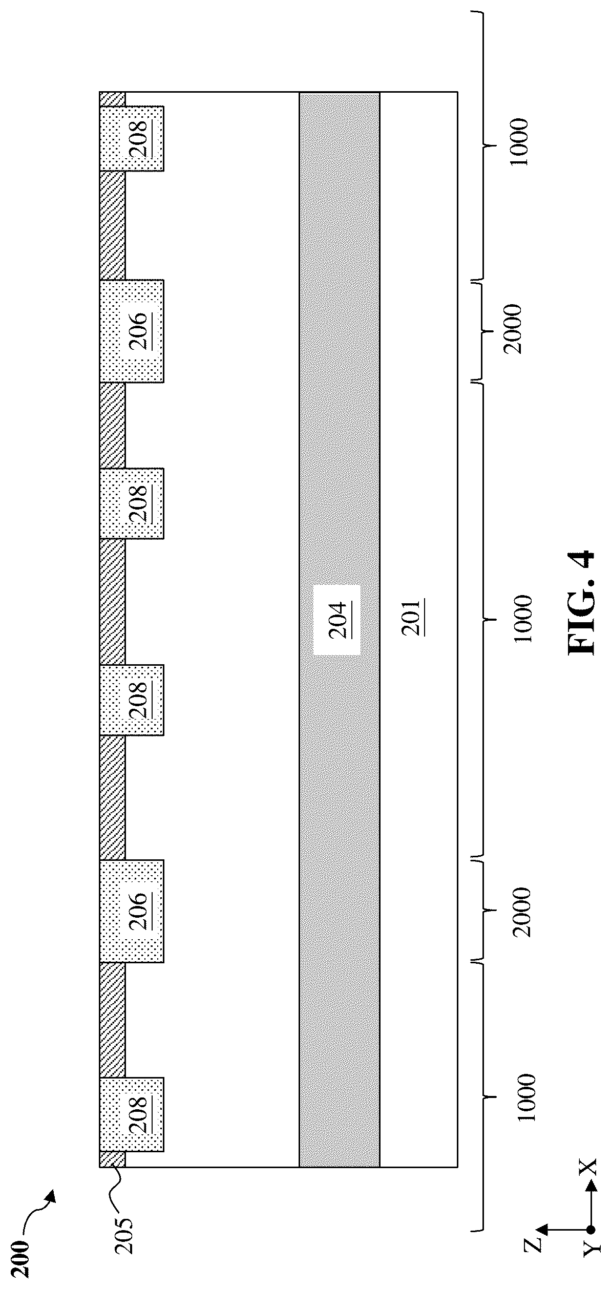 Patent US12317625 Figure 4 – Image sensor pixel with deep trench isolation structure