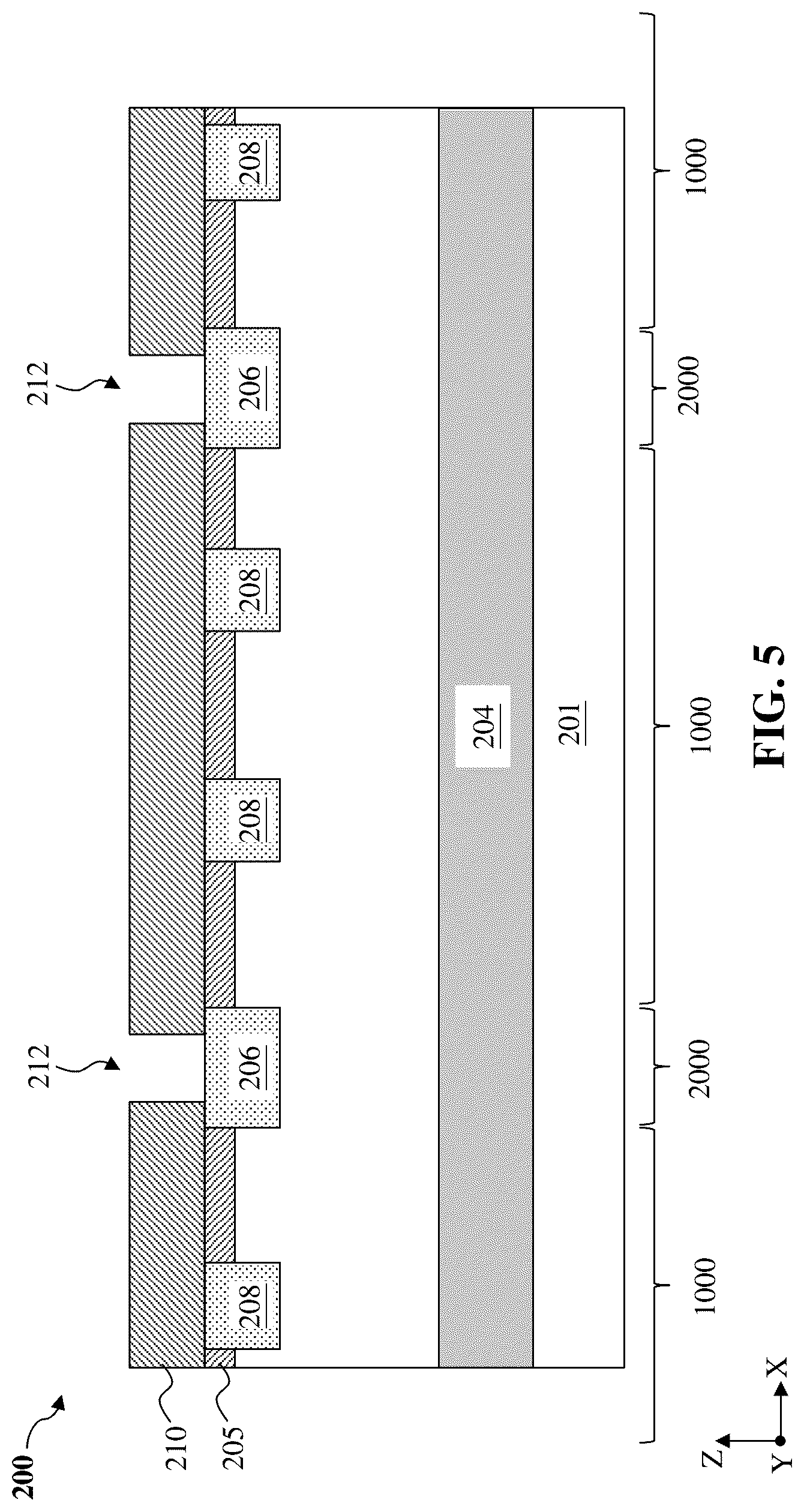 Patent US12317625 Figure 5 – Image sensor pixel with deep trench isolation structure