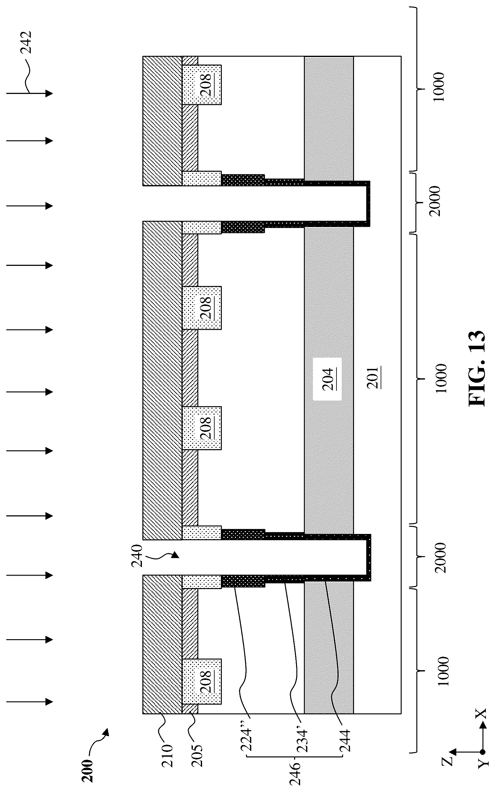 Patent US12317625 Figure 13 – Image sensor pixel with deep trench isolation structure
