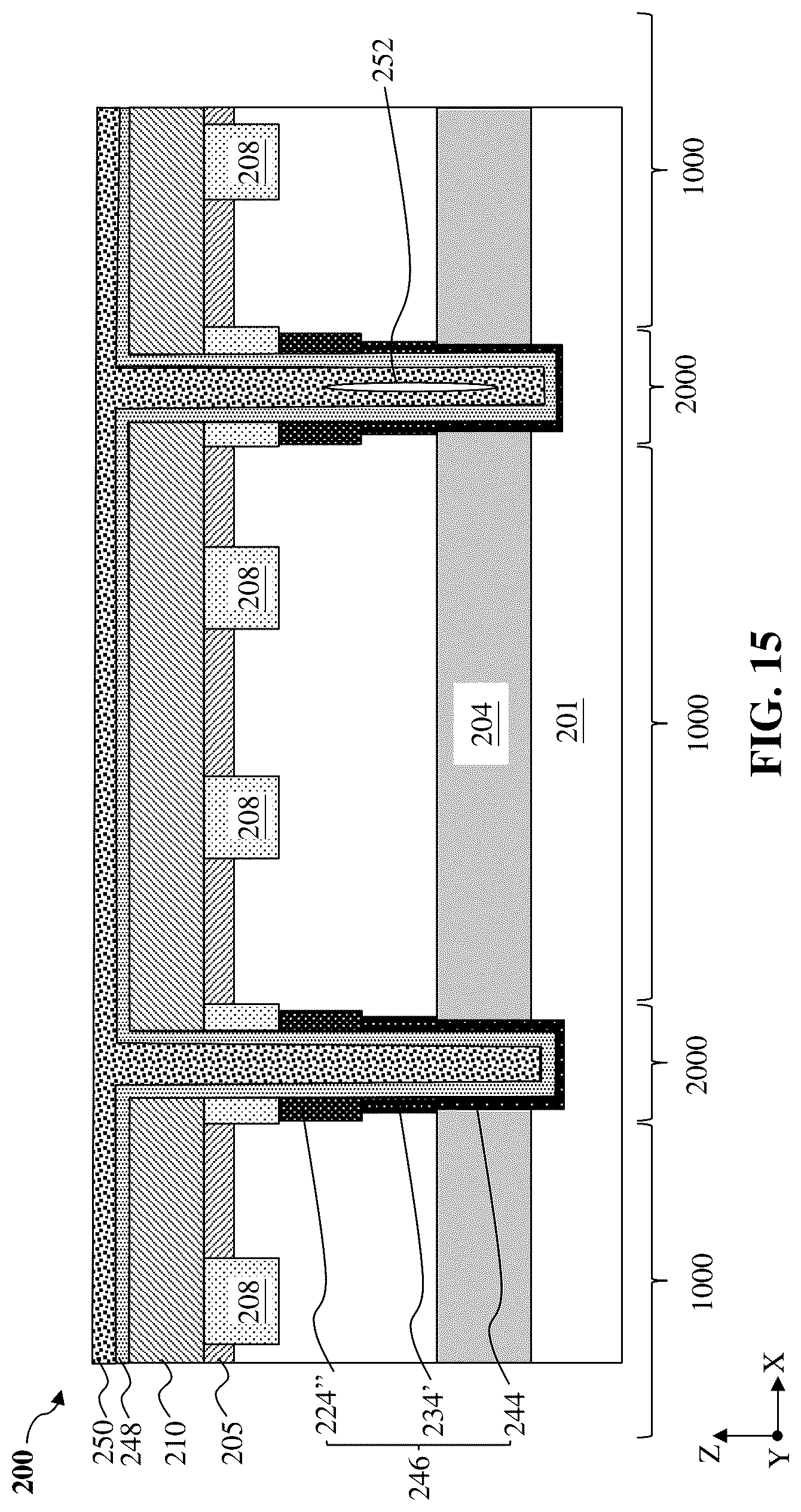 Patent US12317625 Figure 15 – Image sensor pixel with deep trench isolation structure