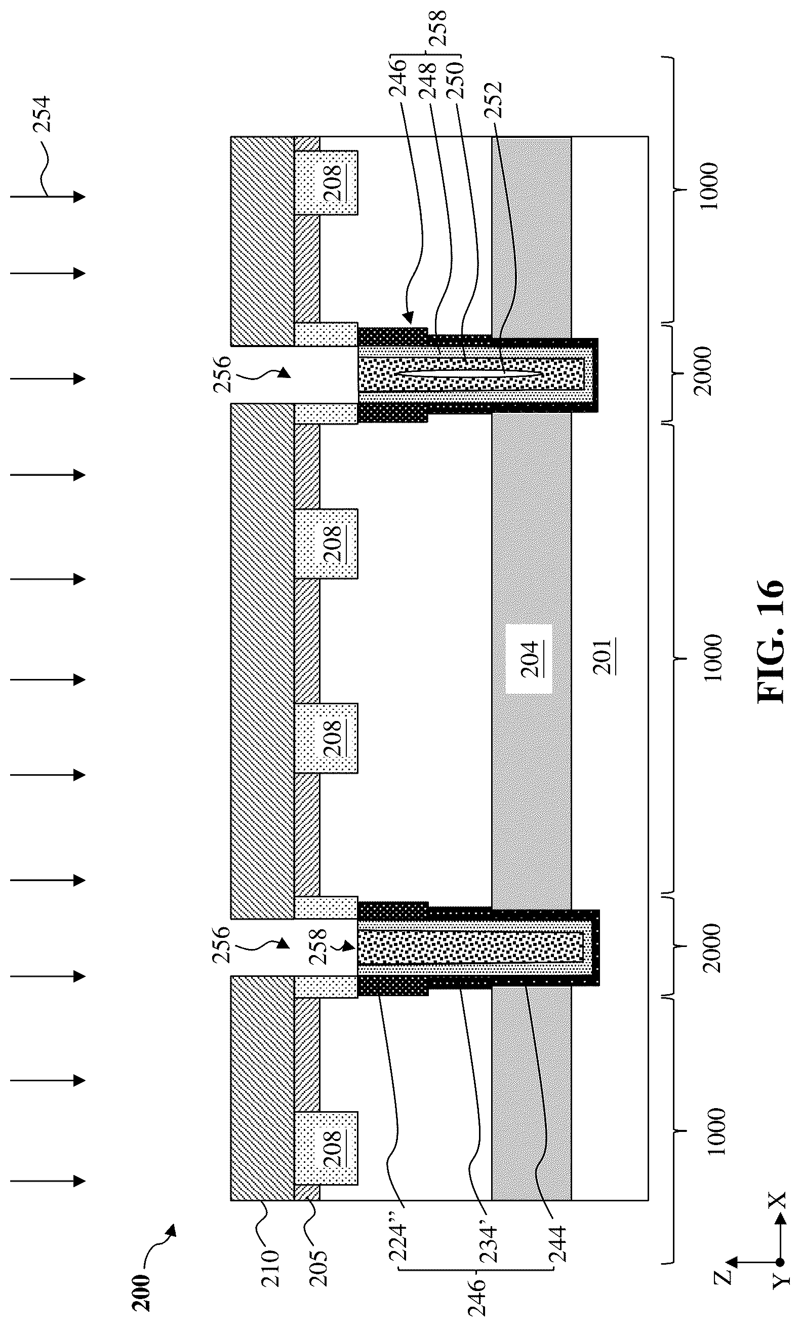 Patent US12317625 Figure 16 – Image sensor pixel with deep trench isolation structure