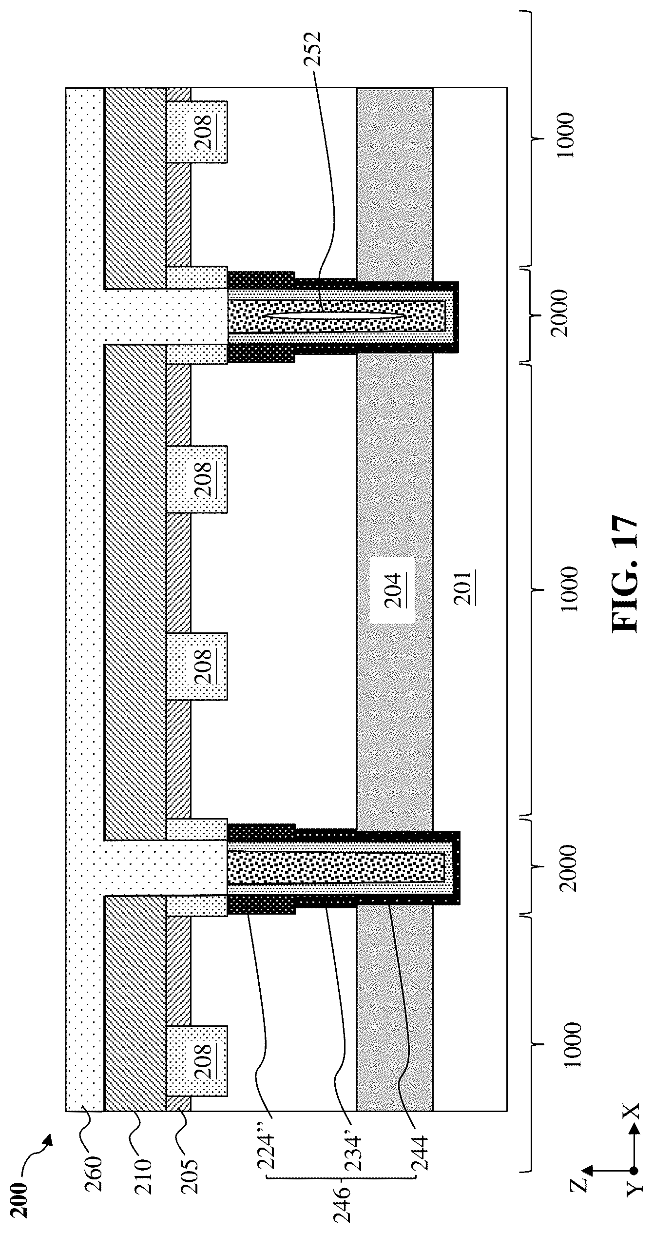 Patent US12317625 Figure 17 – Image sensor pixel with deep trench isolation structure