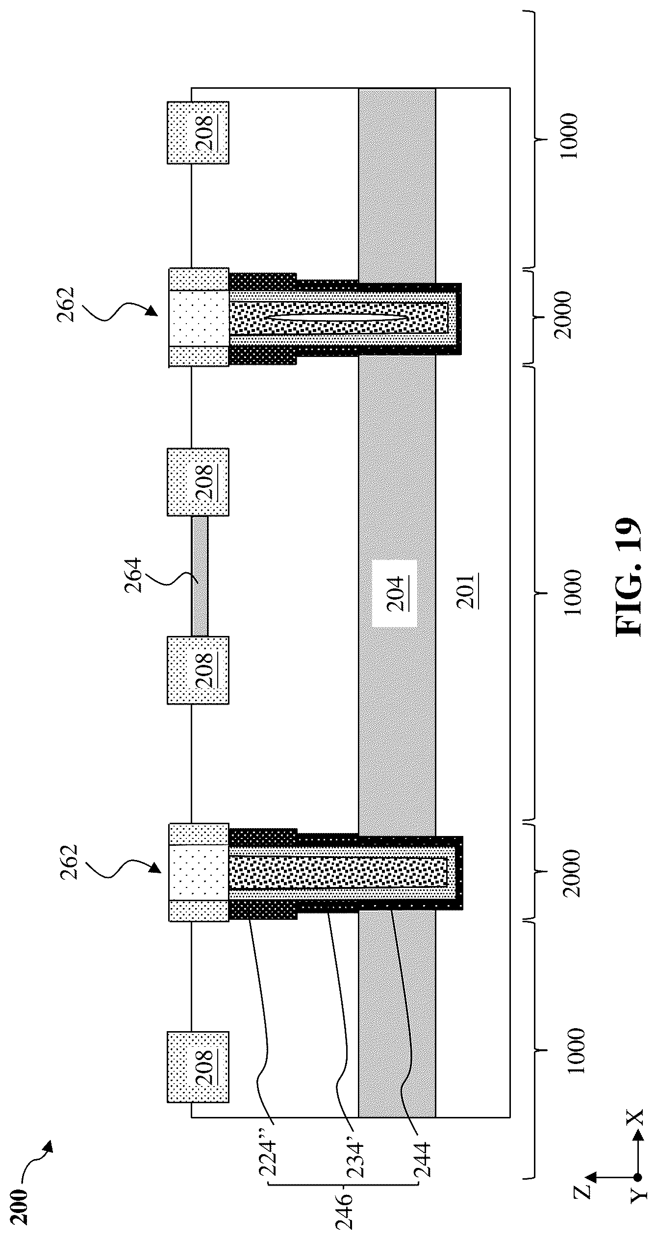 Patent US12317625 Figure 19 – Image sensor pixel with deep trench isolation structure