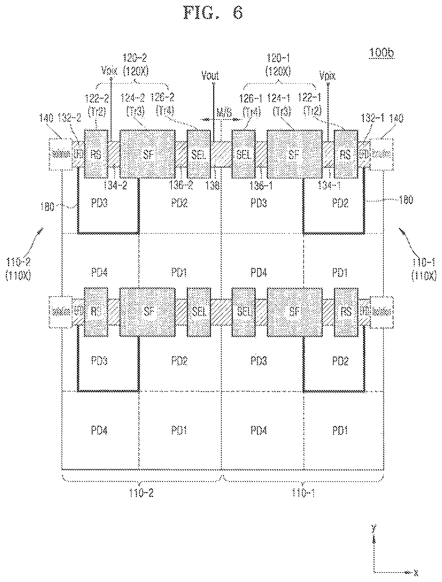 Patent US12317630 Figure 8 – Image sensor and electronic apparatus including the same