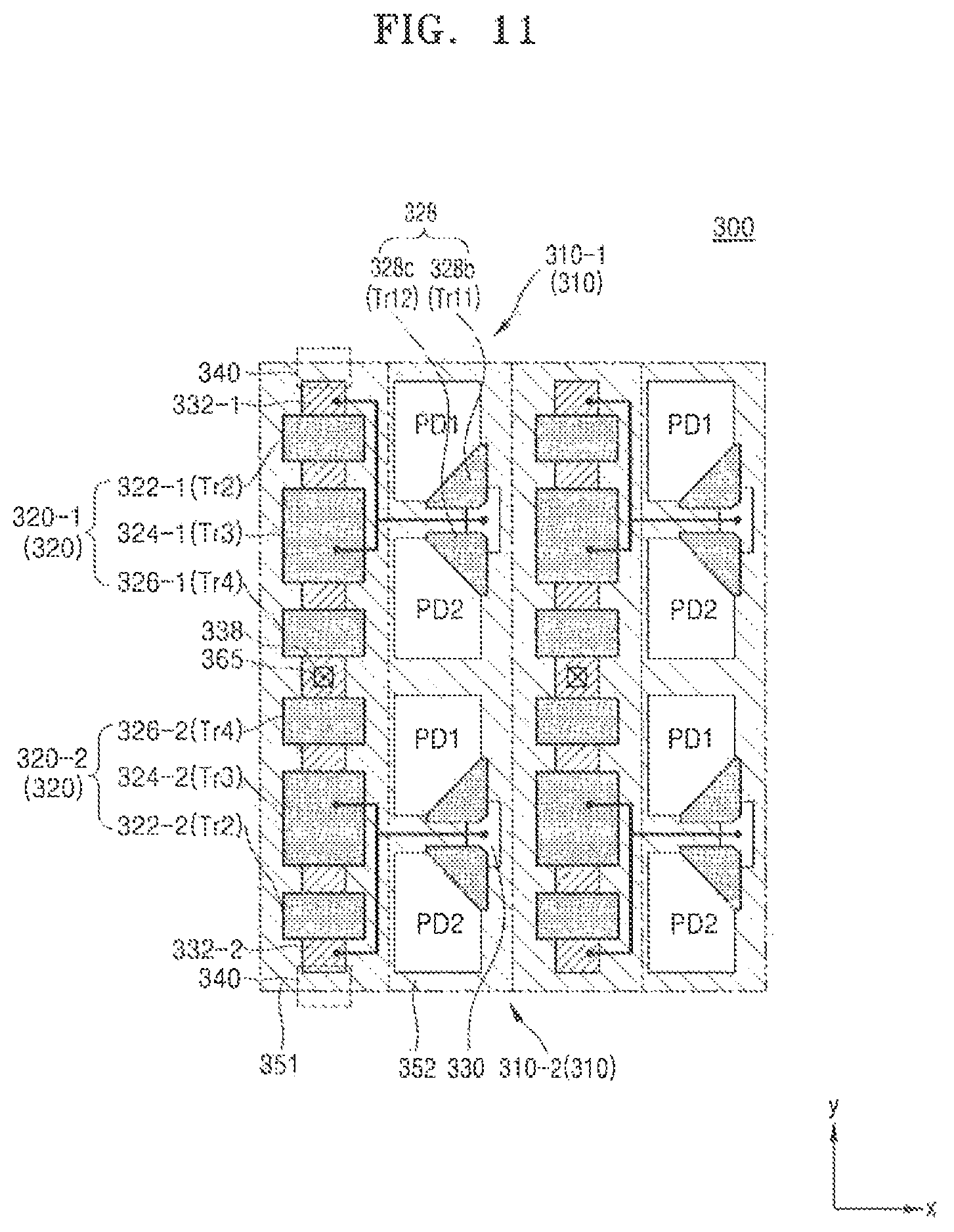 Patent US12317630 Figure 15 – Image sensor and electronic apparatus including the same