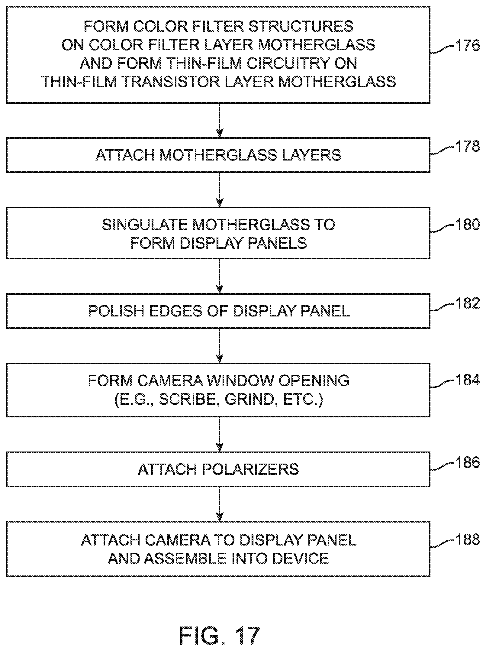 Patent US12317631 Figure 15 – Displays with camera window openings