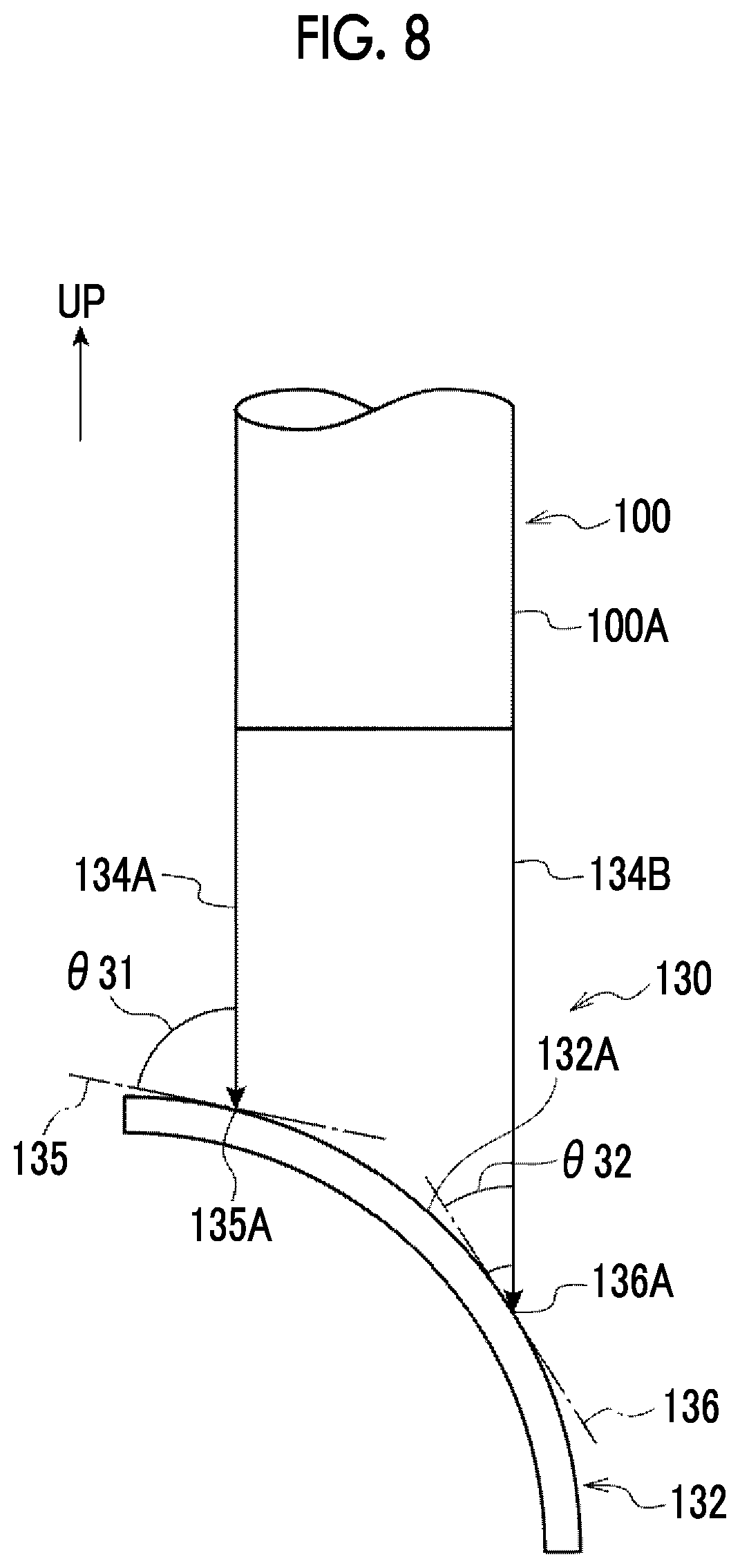 Patent US12317632 Figure 8 – Coating device, coating method, and method for manufacturing photoconductor for suppressing occurrence of bubble defects in coated film
