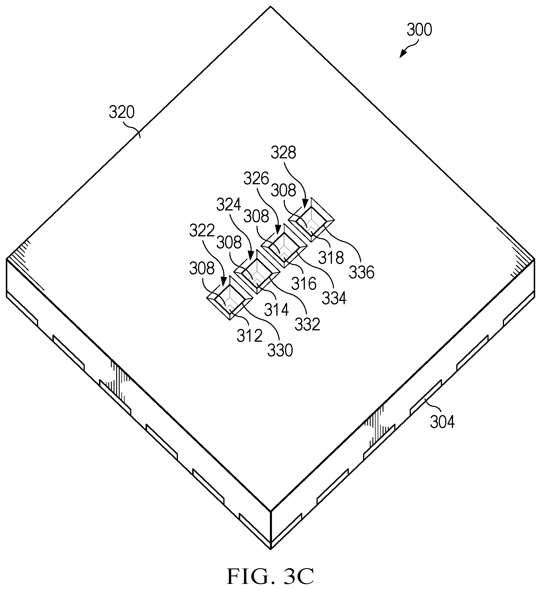 Patent US12317638 Figure 6 – Sensor packages with wavelength-specific light filters