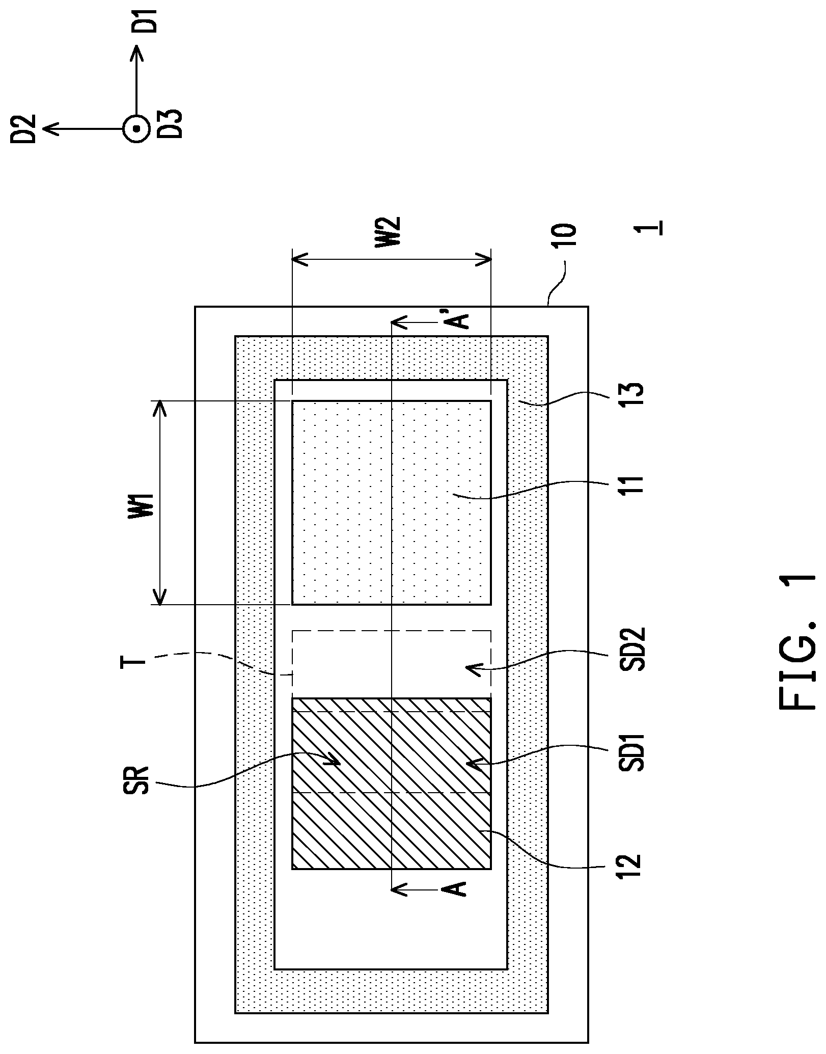 Patent US12317639 Figure 1 – Optical sensing device having inclined reflective surface