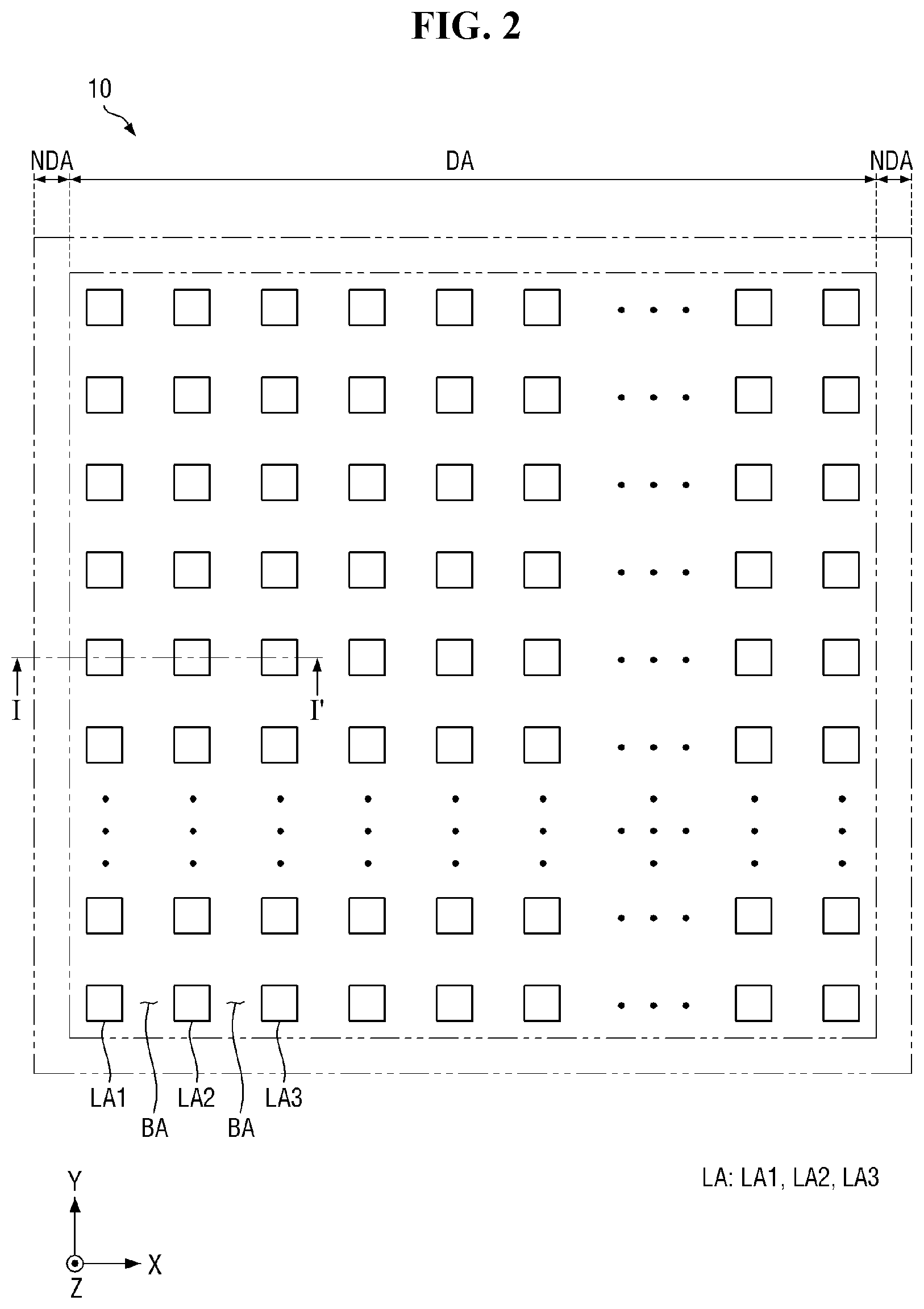 Patent US12317645 Figure 2 – Display device, method of providing the same, and tiled display device including display device