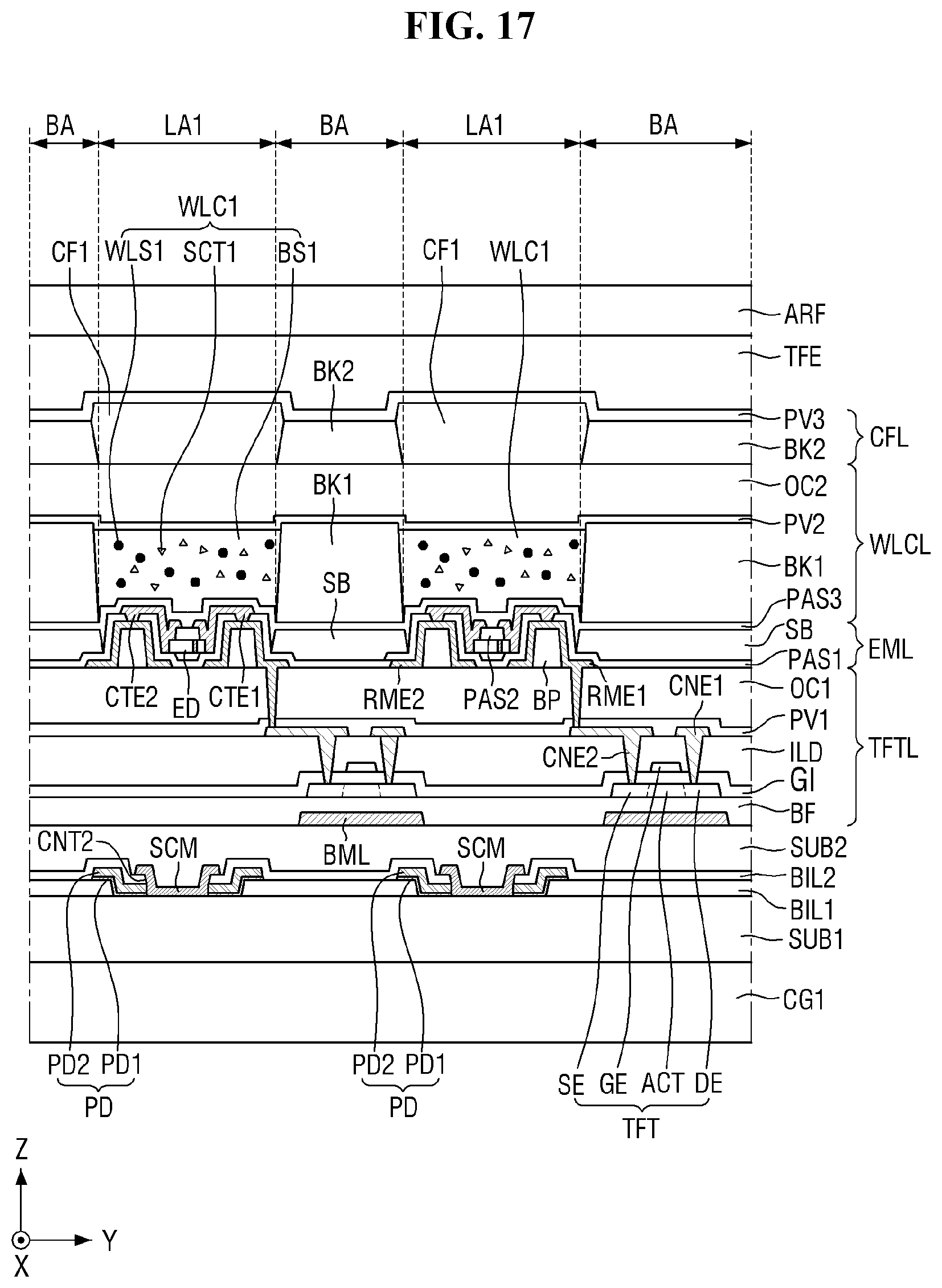 Patent US12317645 Figure 15 – Display device, method of providing the same, and tiled display device including display device