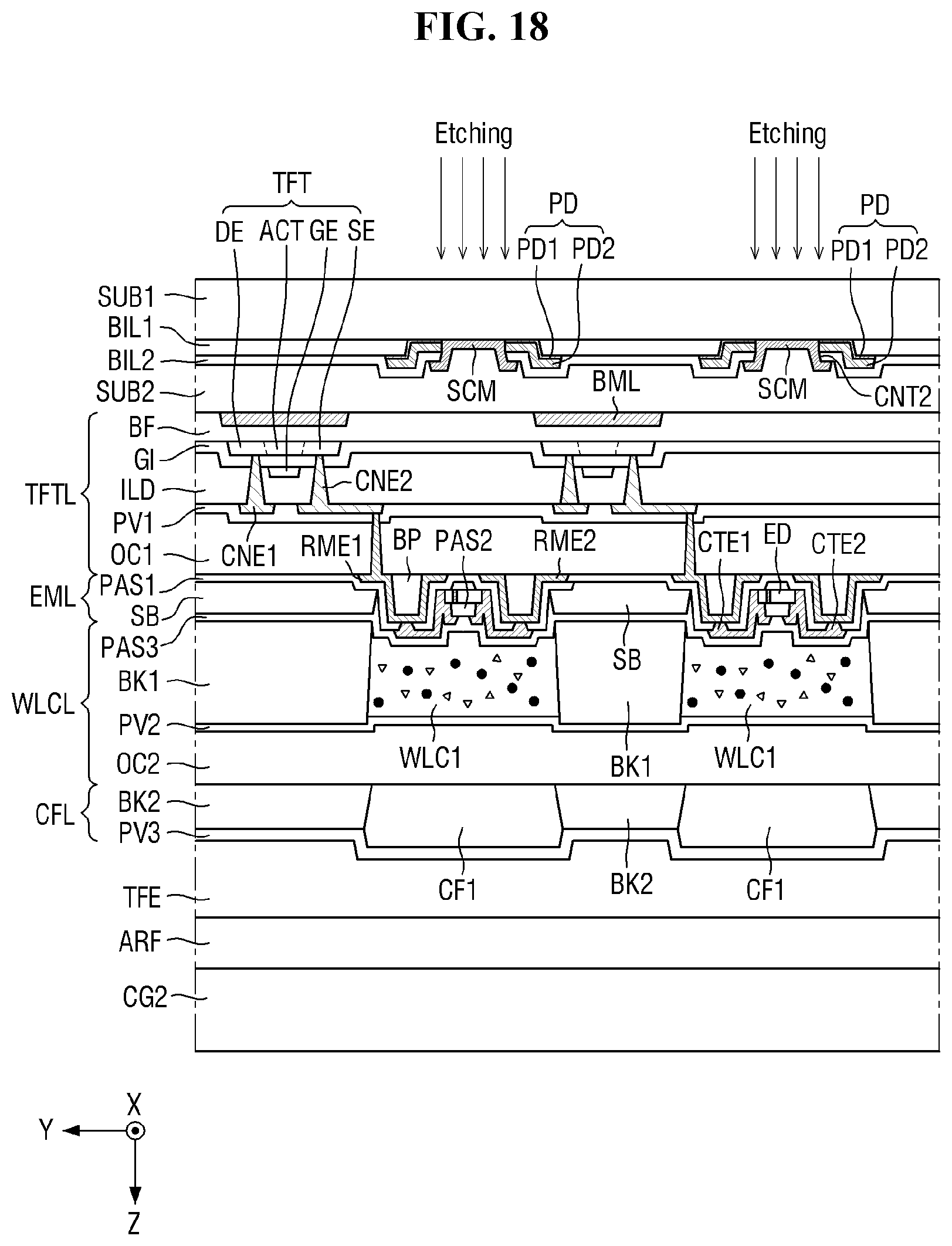 Patent US12317645 Figure 16 – Display device, method of providing the same, and tiled display device including display device