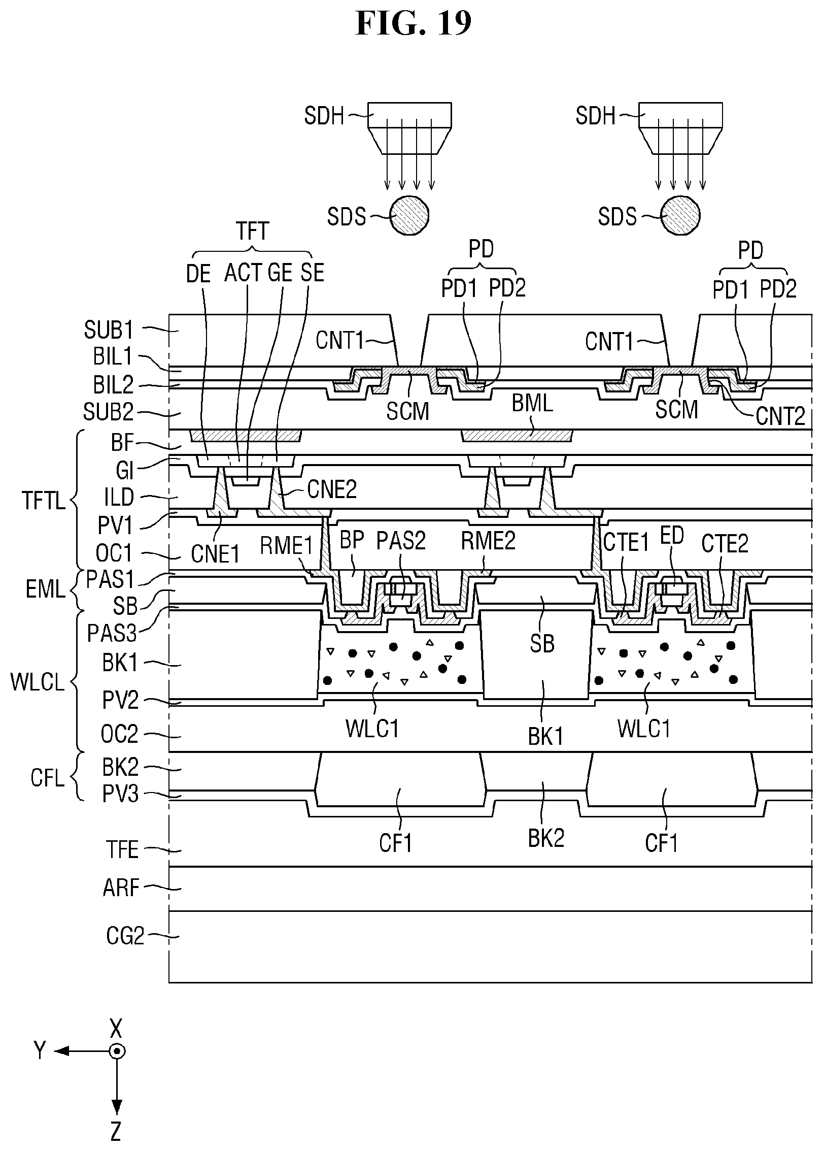 Patent US12317645 Figure 17 – Display device, method of providing the same, and tiled display device including display device