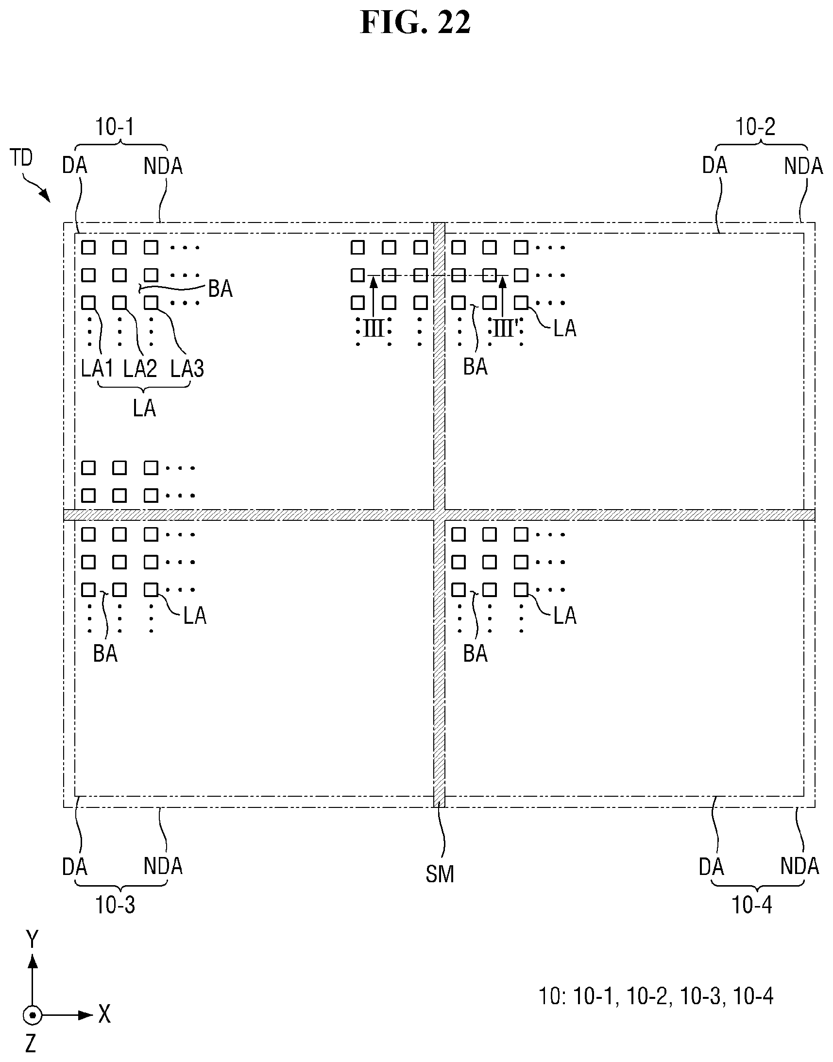 Patent US12317645 Figure 20 – Display device, method of providing the same, and tiled display device including display device