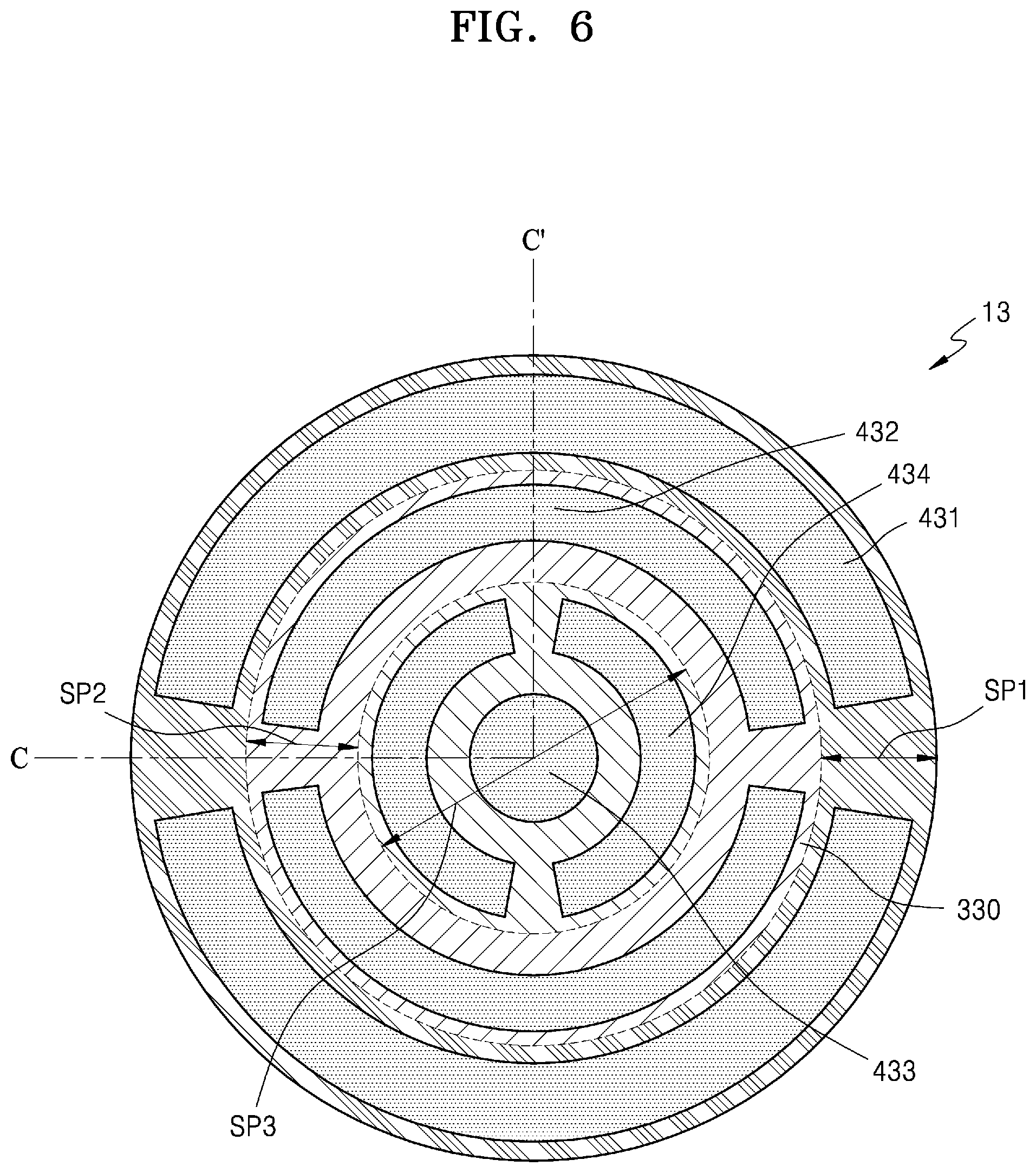 Patent US12317646 Figure 6 – Light-emitting device and display apparatus including the same